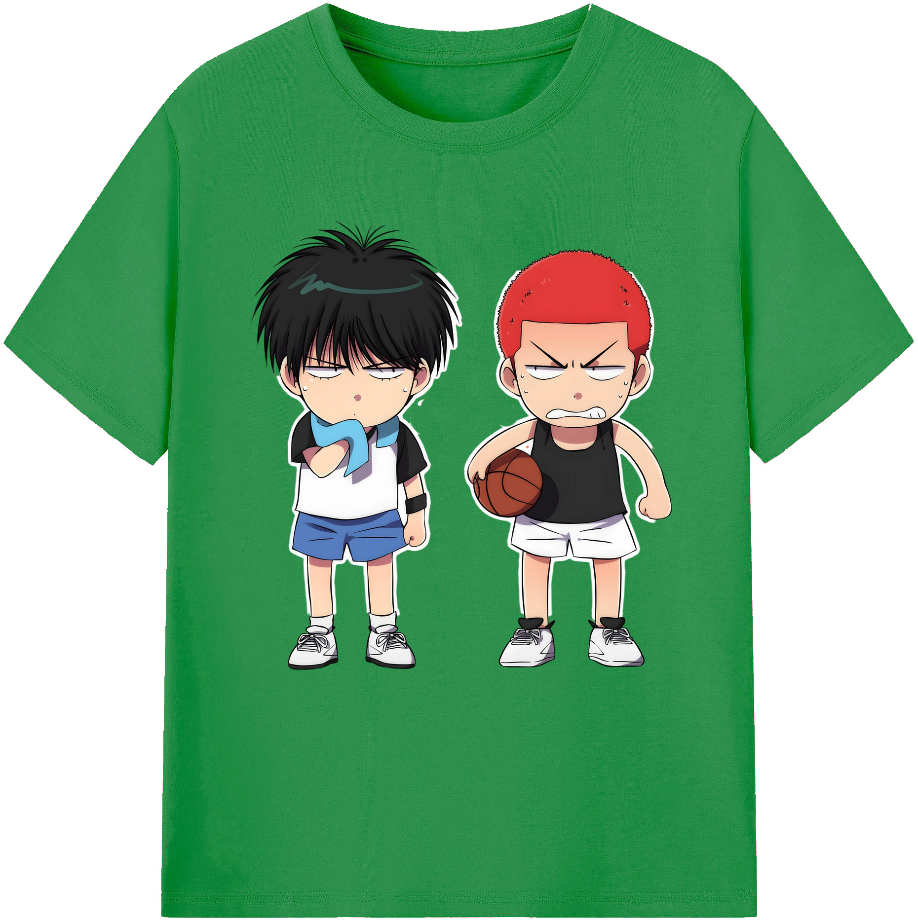 （画像用） SLAM DUNK／スラムダンク レディースカジュアルプリントTシャツ（綿100％）
