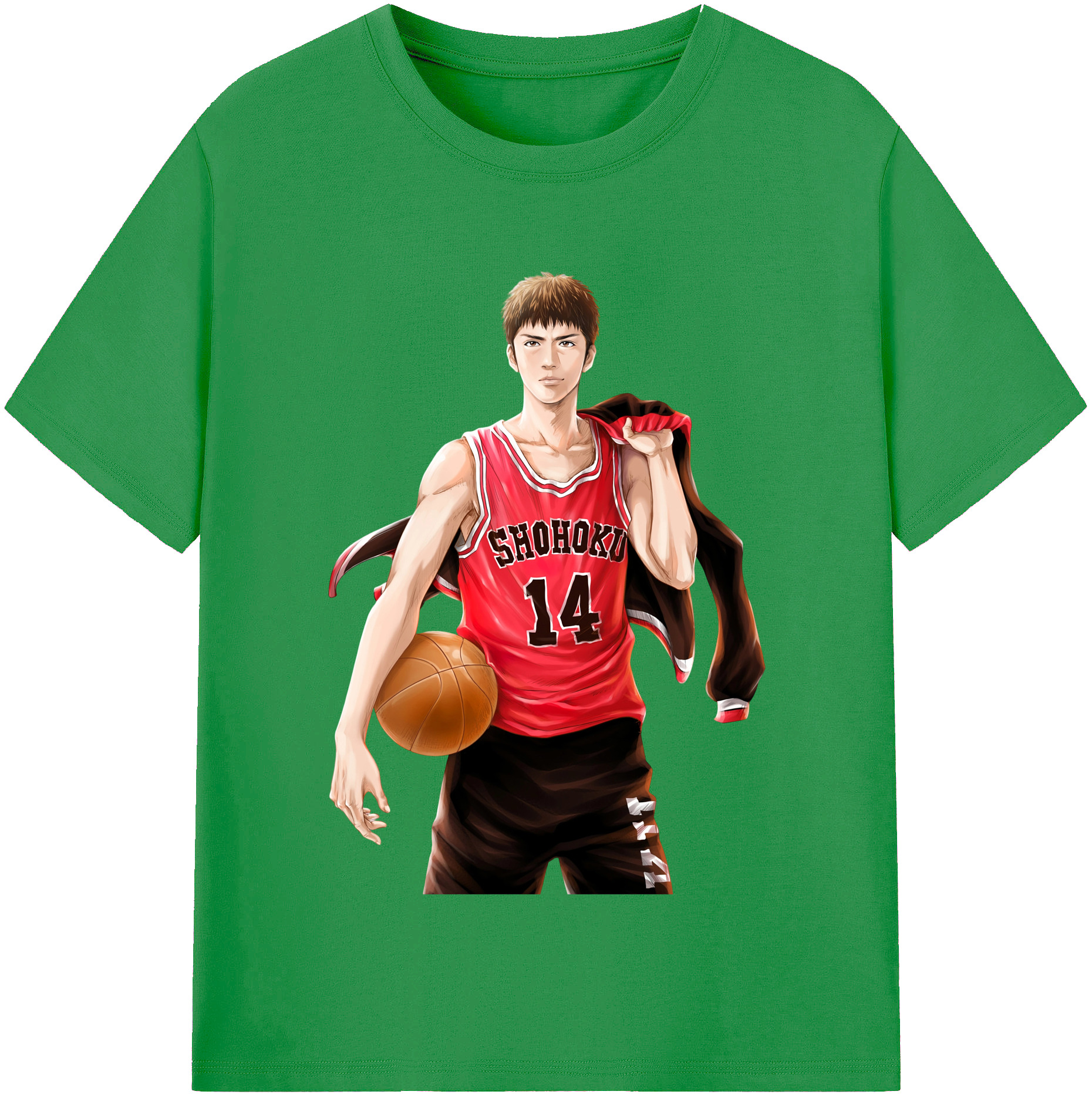 （画像用） SLAM DUNK／スラムダンク レディースカジュアルプリントTシャツ（綿100％）