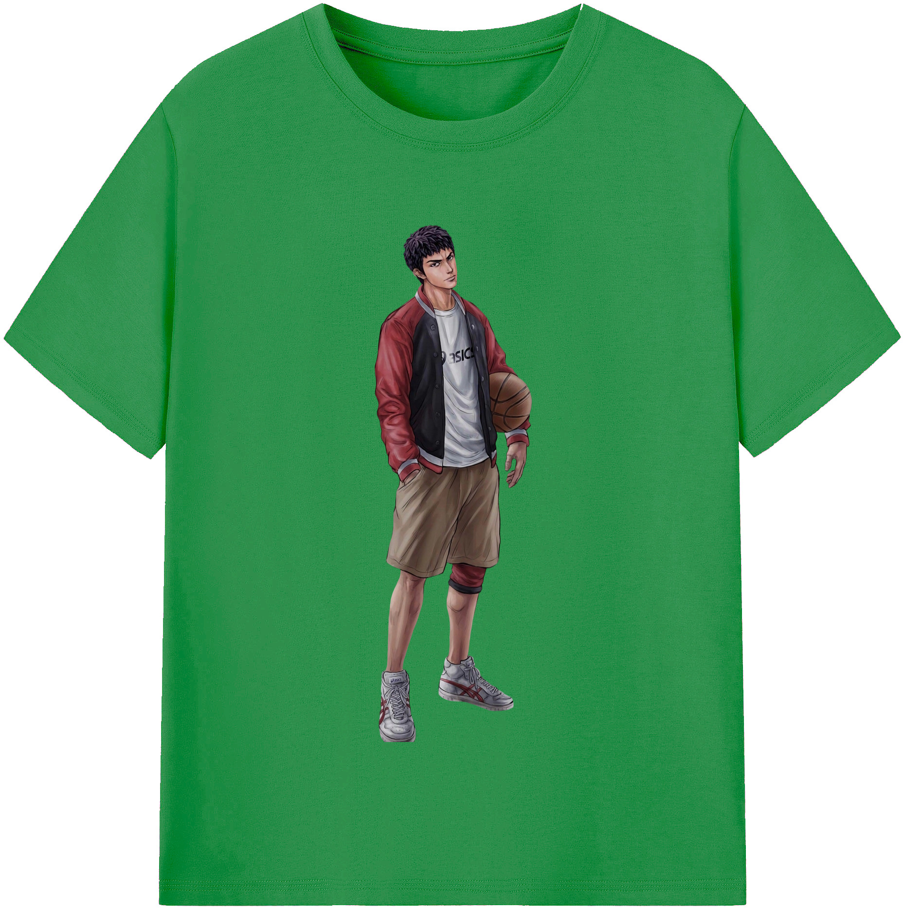（画像用） SLAM DUNK／スラムダンク レディースカジュアルプリントTシャツ（綿100％）