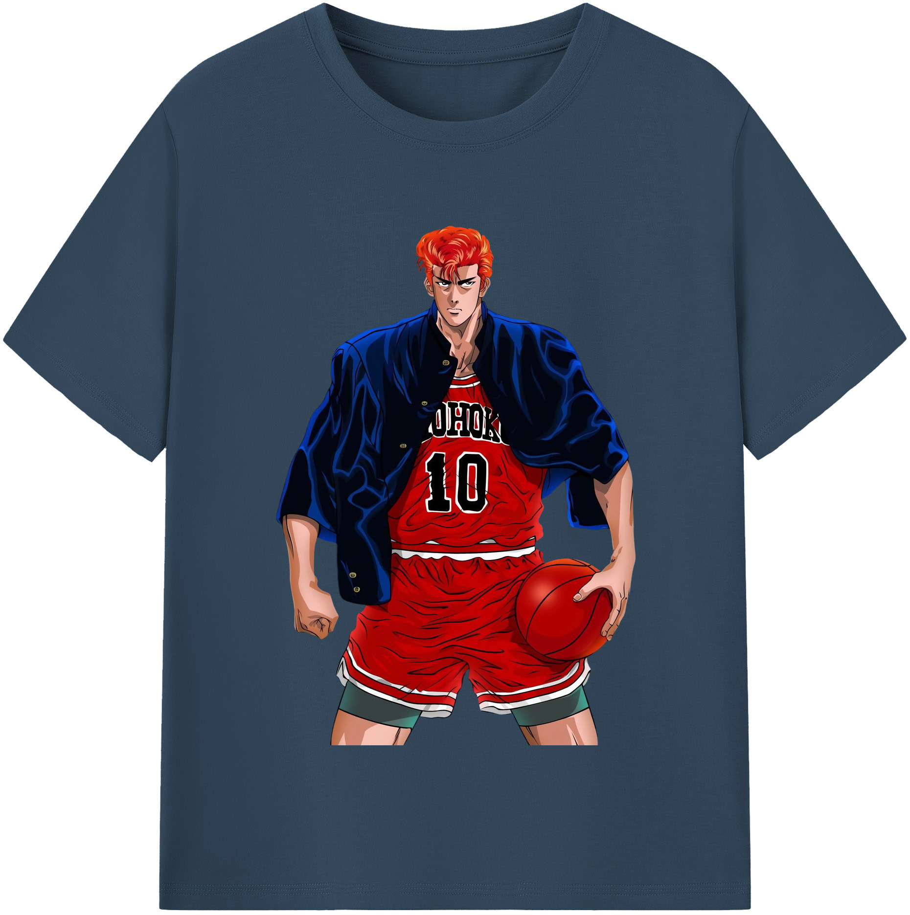 （画像用） SLAM DUNK／スラムダンク レディースカジュアルプリントTシャツ（綿100％）