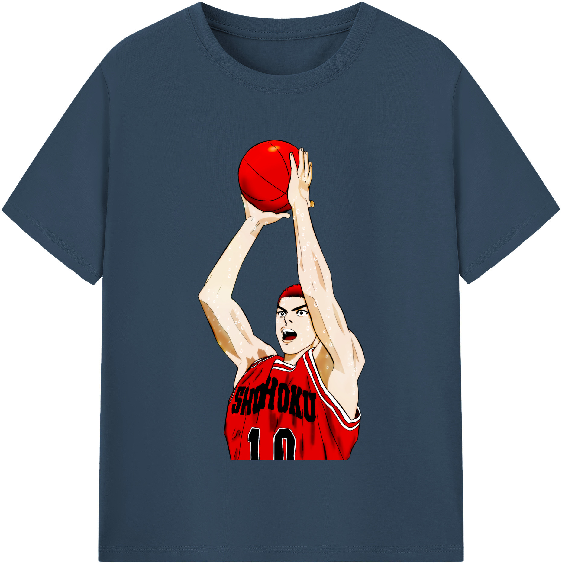（画像用） SLAM DUNK／スラムダンク レディースカジュアルプリントTシャツ（綿100％）