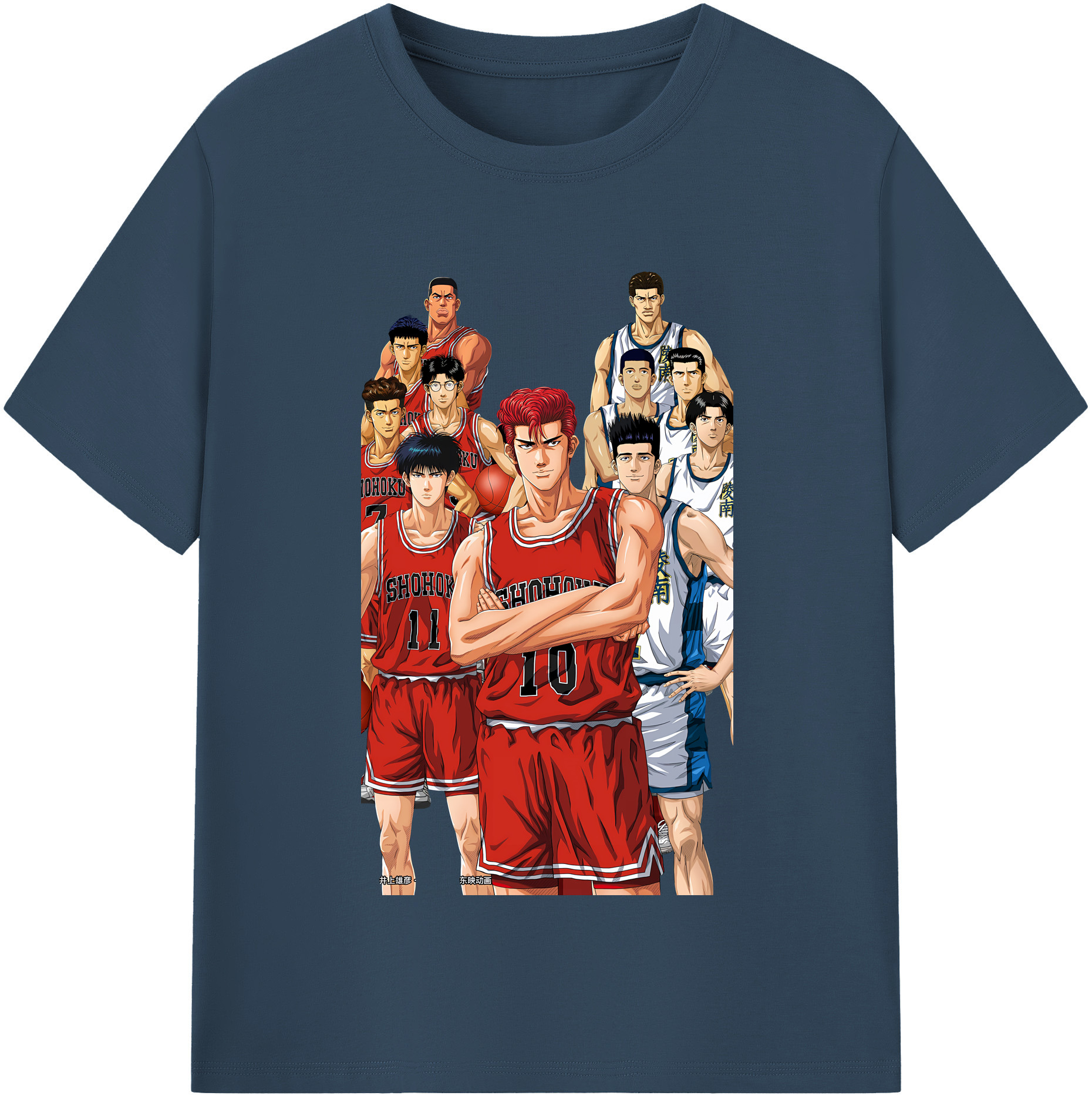 （画像用） SLAM DUNK／スラムダンク レディースカジュアルプリントTシャツ（綿100％）