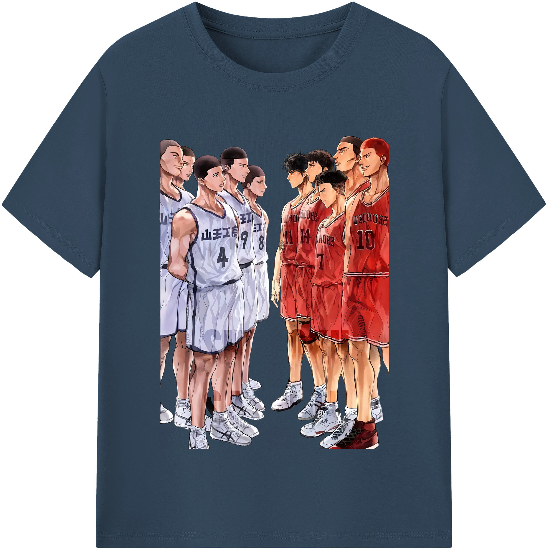 （画像用） SLAM DUNK／スラムダンク レディースカジュアルプリントTシャツ（綿100％）