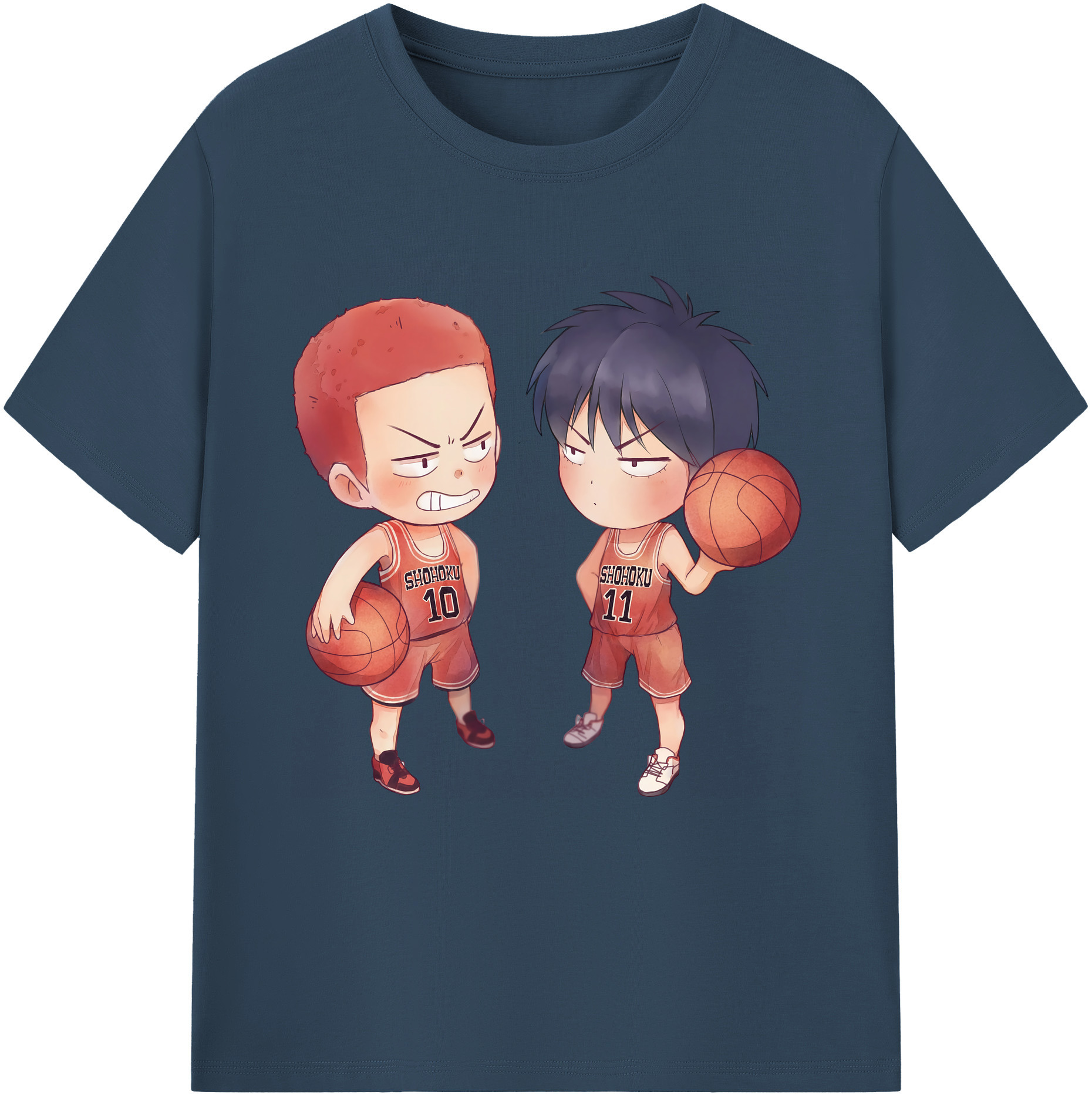 （画像用） SLAM DUNK／スラムダンク レディースカジュアルプリントTシャツ（綿100％）