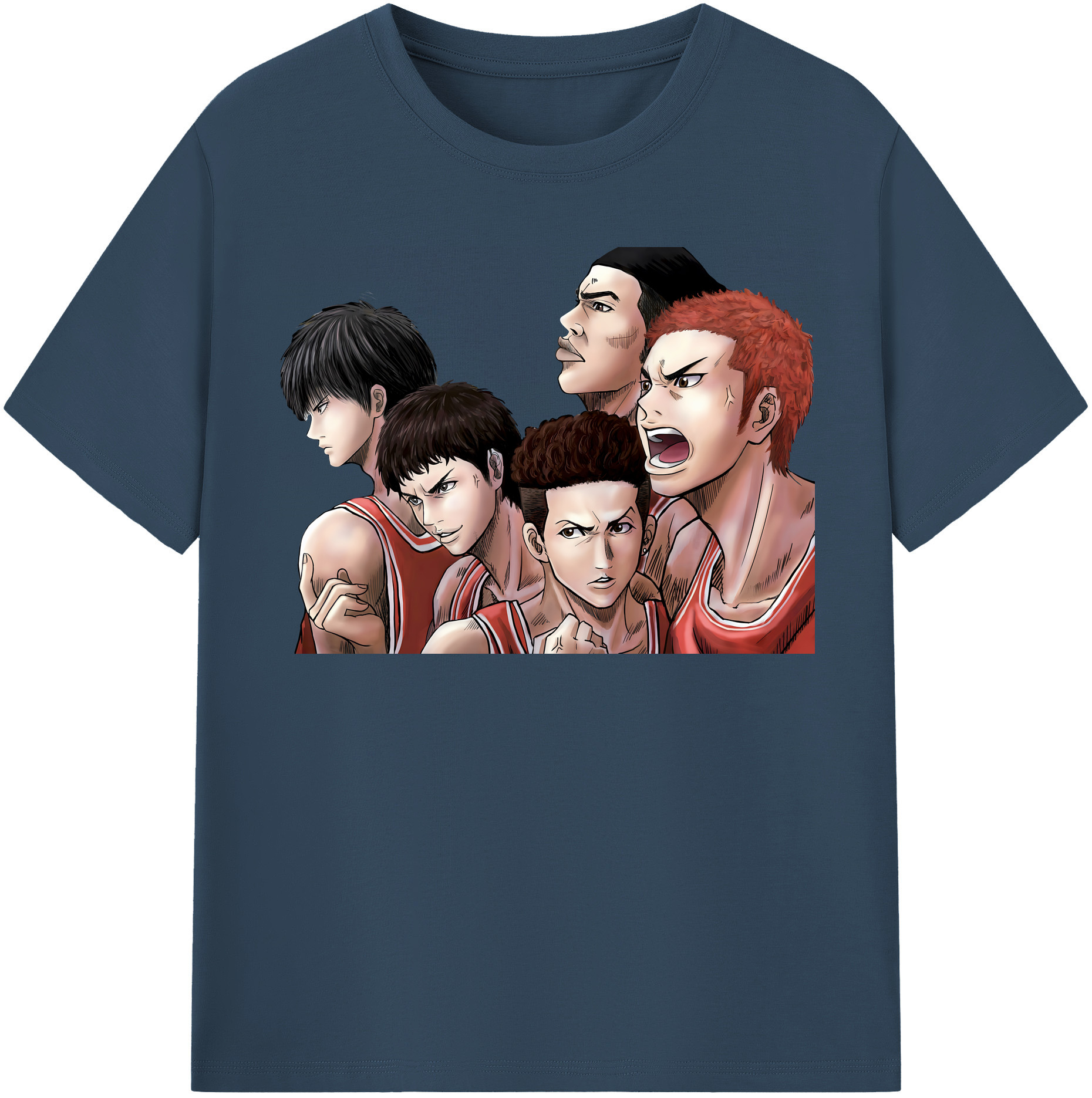（画像用） SLAM DUNK／スラムダンク レディースカジュアルプリントTシャツ（綿100％）