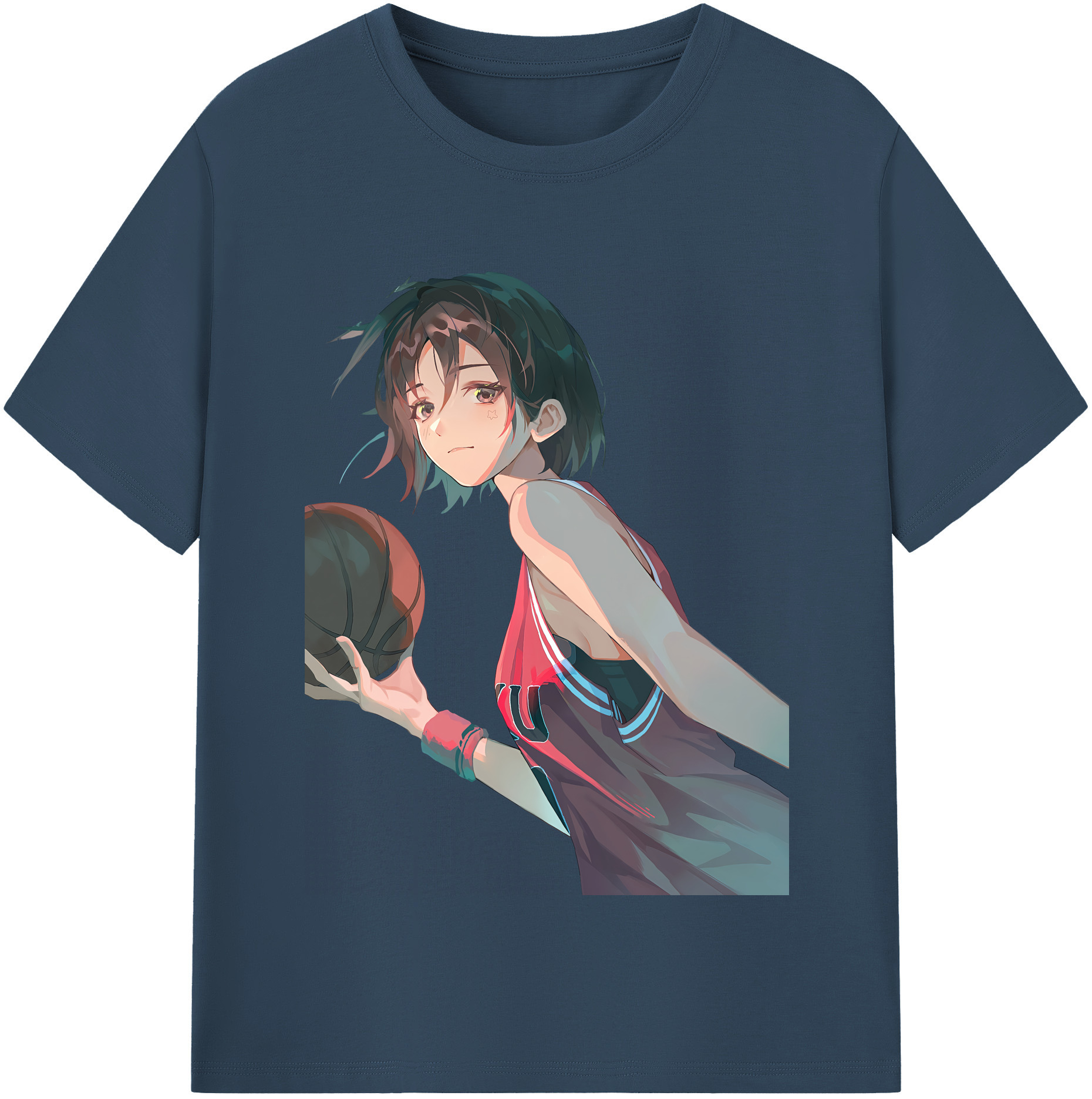 （画像用） SLAM DUNK／スラムダンク レディースカジュアルプリントTシャツ（綿100％）