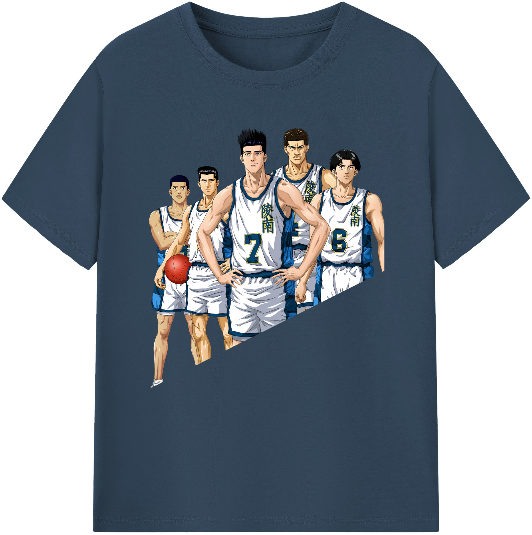（画像用） SLAM DUNK／スラムダンク レディースカジュアルプリントTシャツ（綿100％）