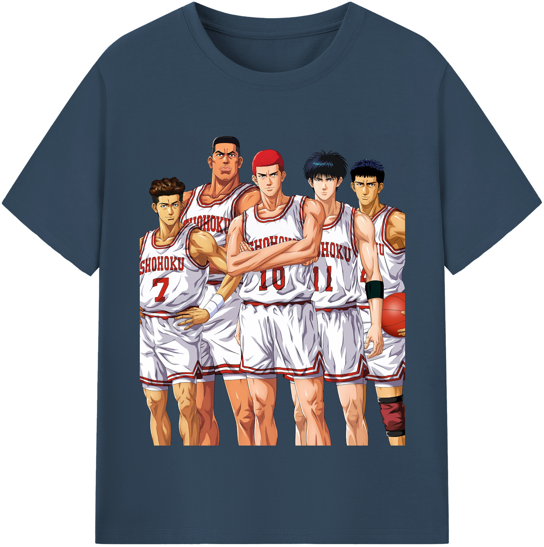 （画像用） SLAM DUNK／スラムダンク レディースカジュアルプリントTシャツ（綿100％）