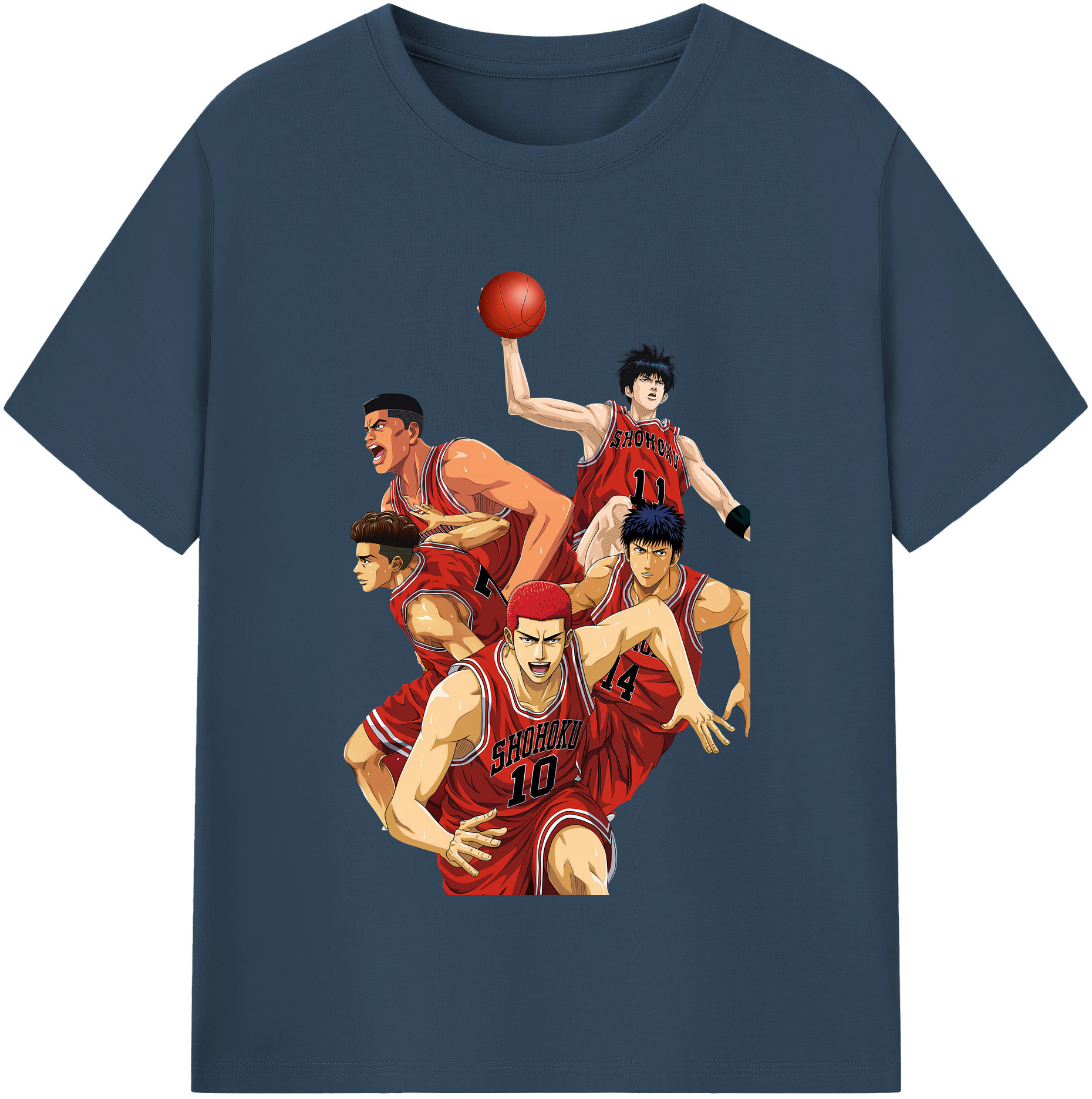 （画像用） SLAM DUNK／スラムダンク レディースカジュアルプリントTシャツ（綿100％）