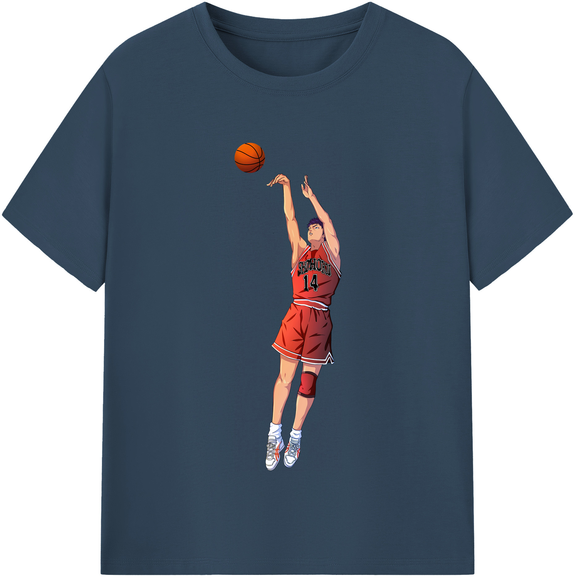 （画像用） SLAM DUNK／スラムダンク レディースカジュアルプリントTシャツ（綿100％）