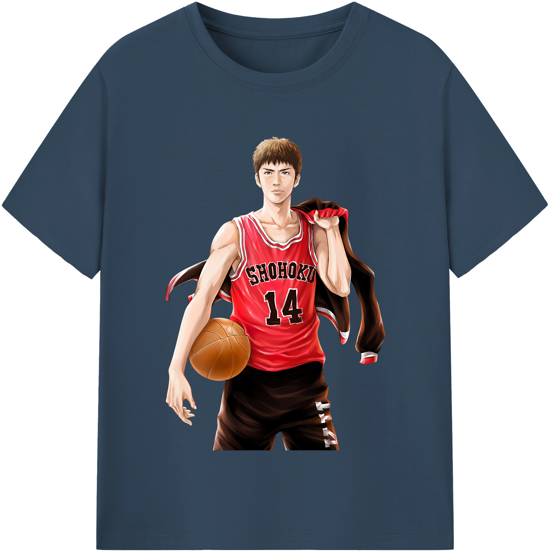 （画像用） SLAM DUNK／スラムダンク レディースカジュアルプリントTシャツ（綿100％）
