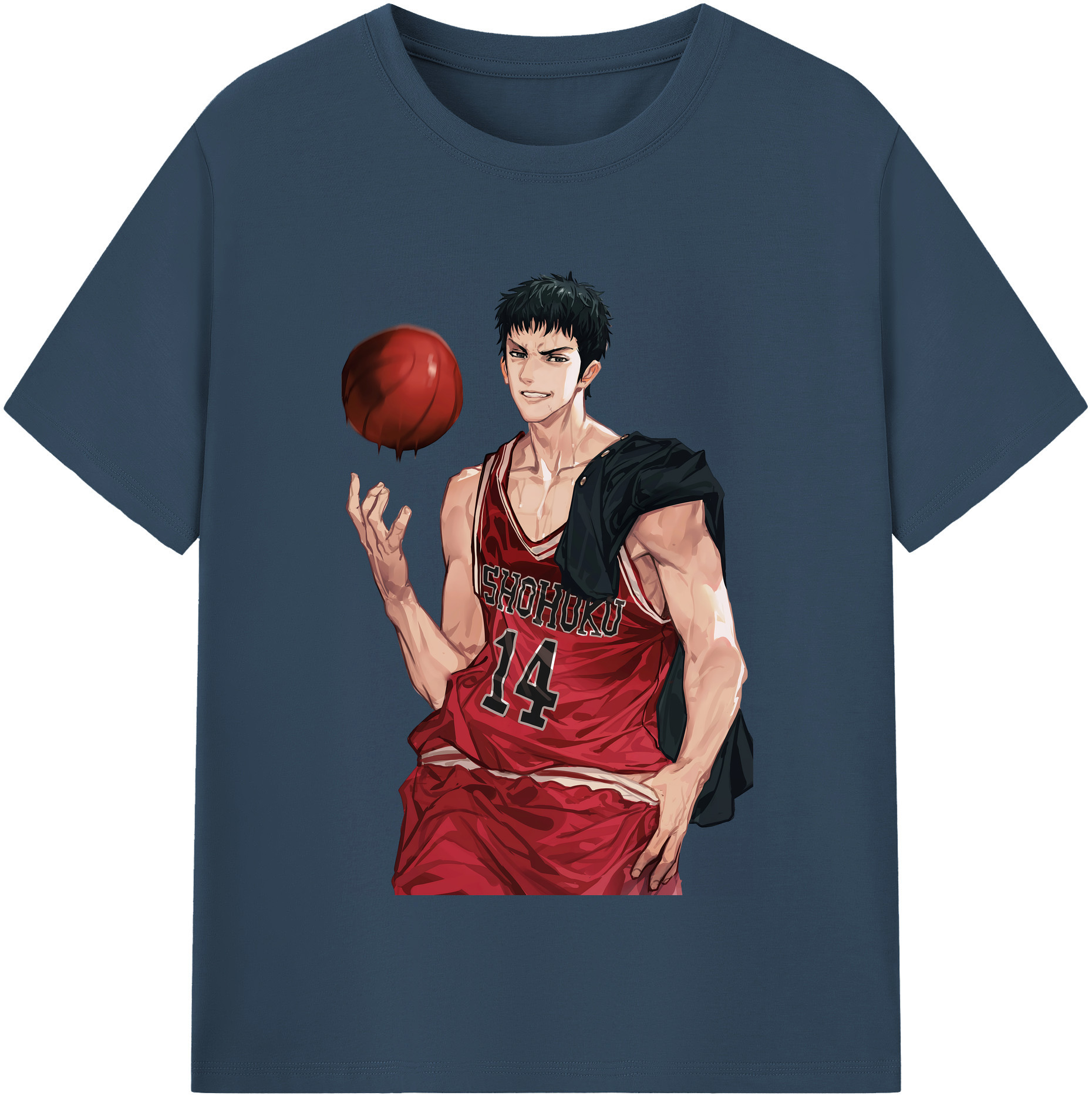 （画像用） SLAM DUNK／スラムダンク レディースカジュアルプリントTシャツ（綿100％）