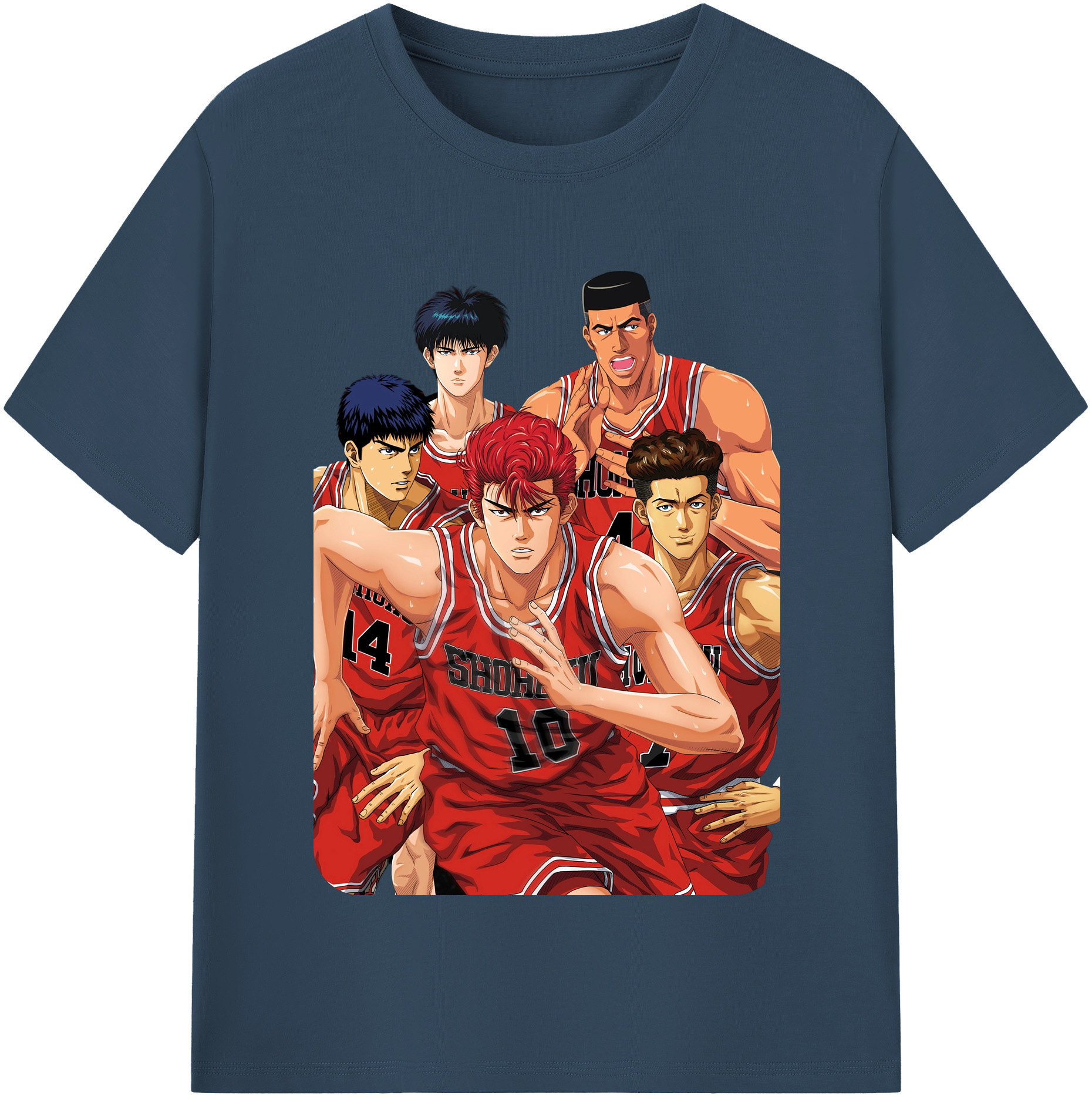 （画像用） SLAM DUNK／スラムダンク レディースカジュアルプリントTシャツ（綿100％）