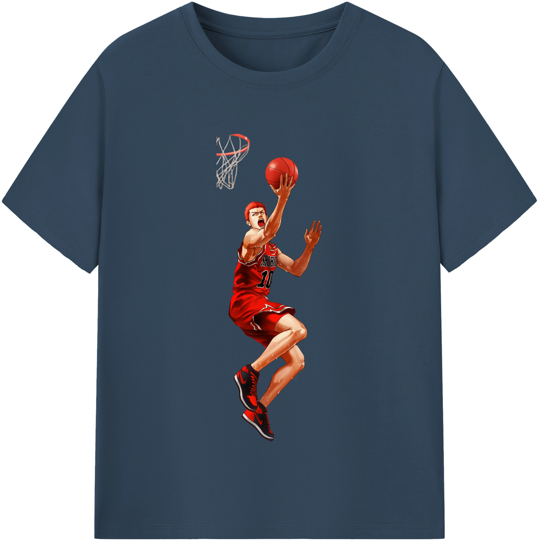 （画像用） SLAM DUNK／スラムダンク レディースカジュアルプリントTシャツ（綿100％）