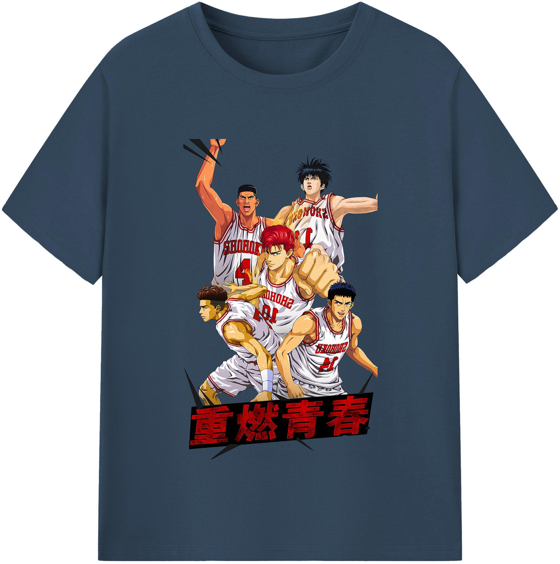 （画像用） SLAM DUNK／スラムダンク レディースカジュアルプリントTシャツ（綿100％）