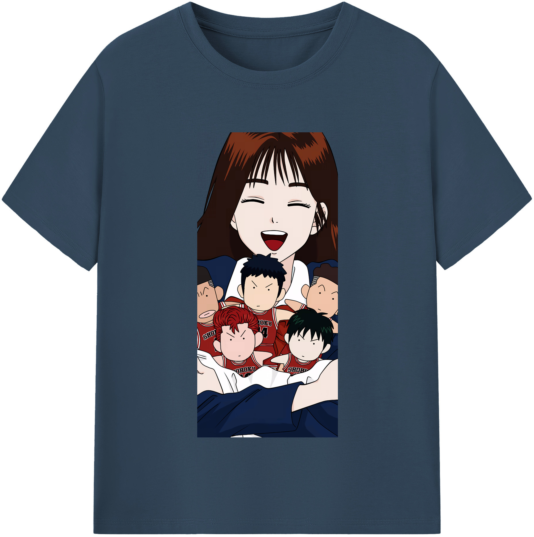 （画像用） SLAM DUNK／スラムダンク レディースカジュアルプリントTシャツ（綿100％）