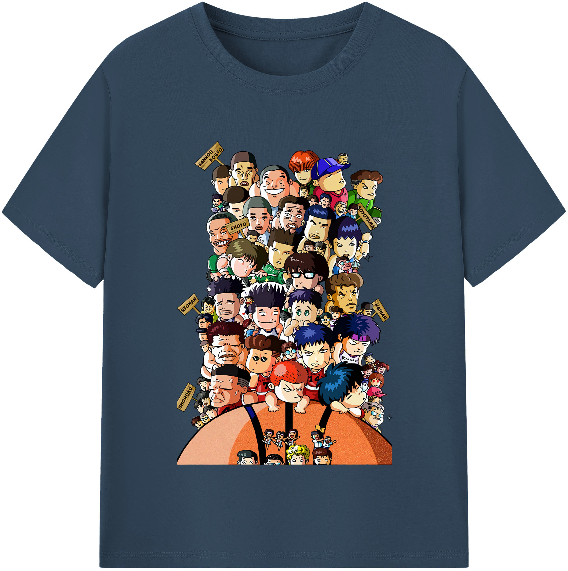 （画像用） SLAM DUNK／スラムダンク レディースカジュアルプリントTシャツ（綿100％）
