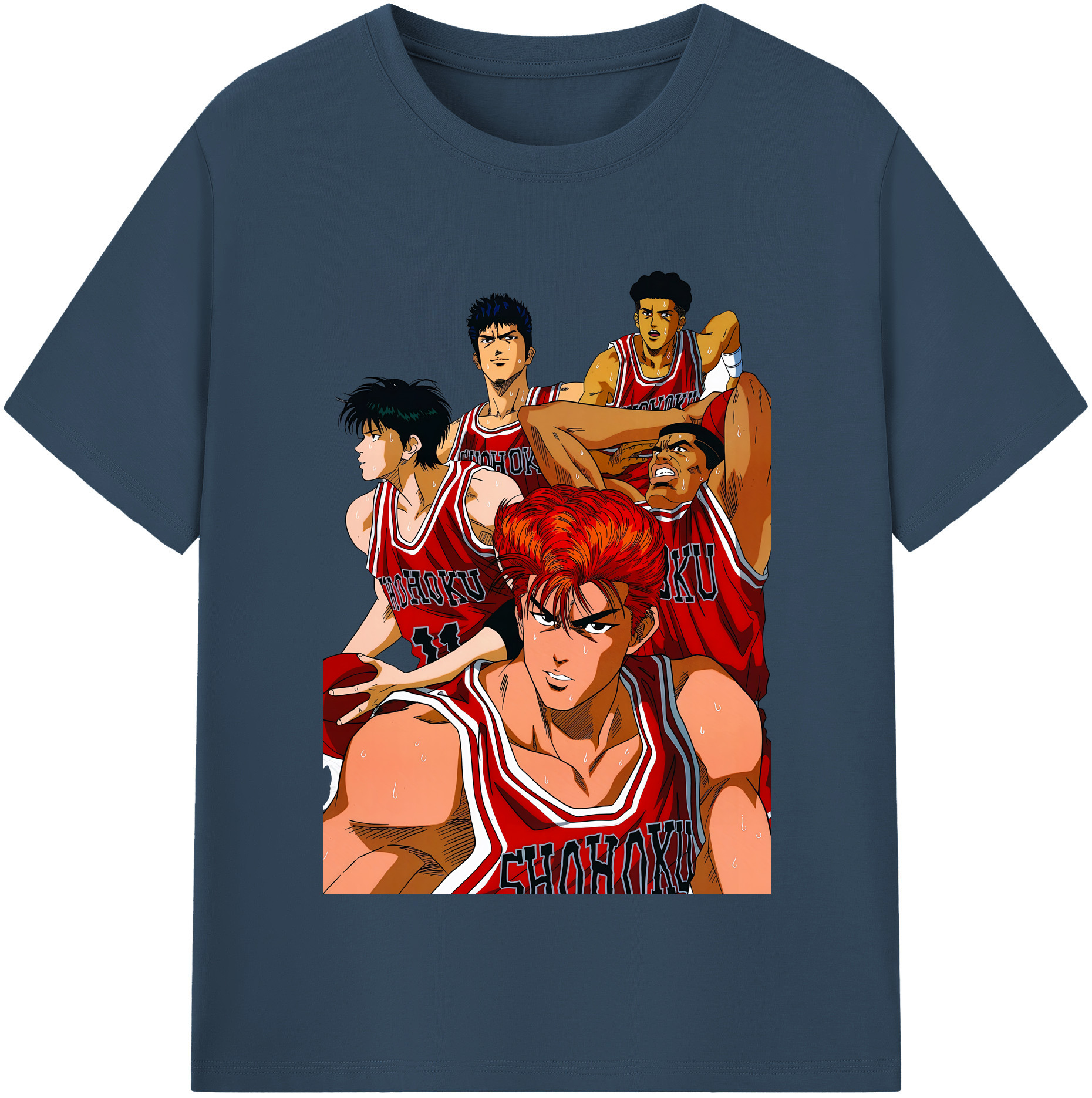 （画像用） SLAM DUNK／スラムダンク レディースカジュアルプリントTシャツ（綿100％）