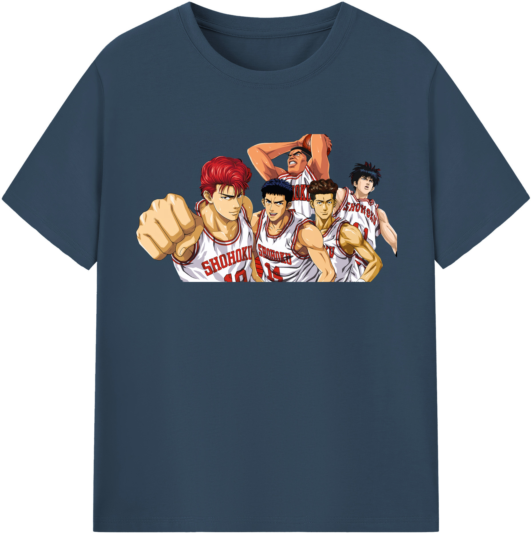 （画像用） SLAM DUNK／スラムダンク レディースカジュアルプリントTシャツ（綿100％）