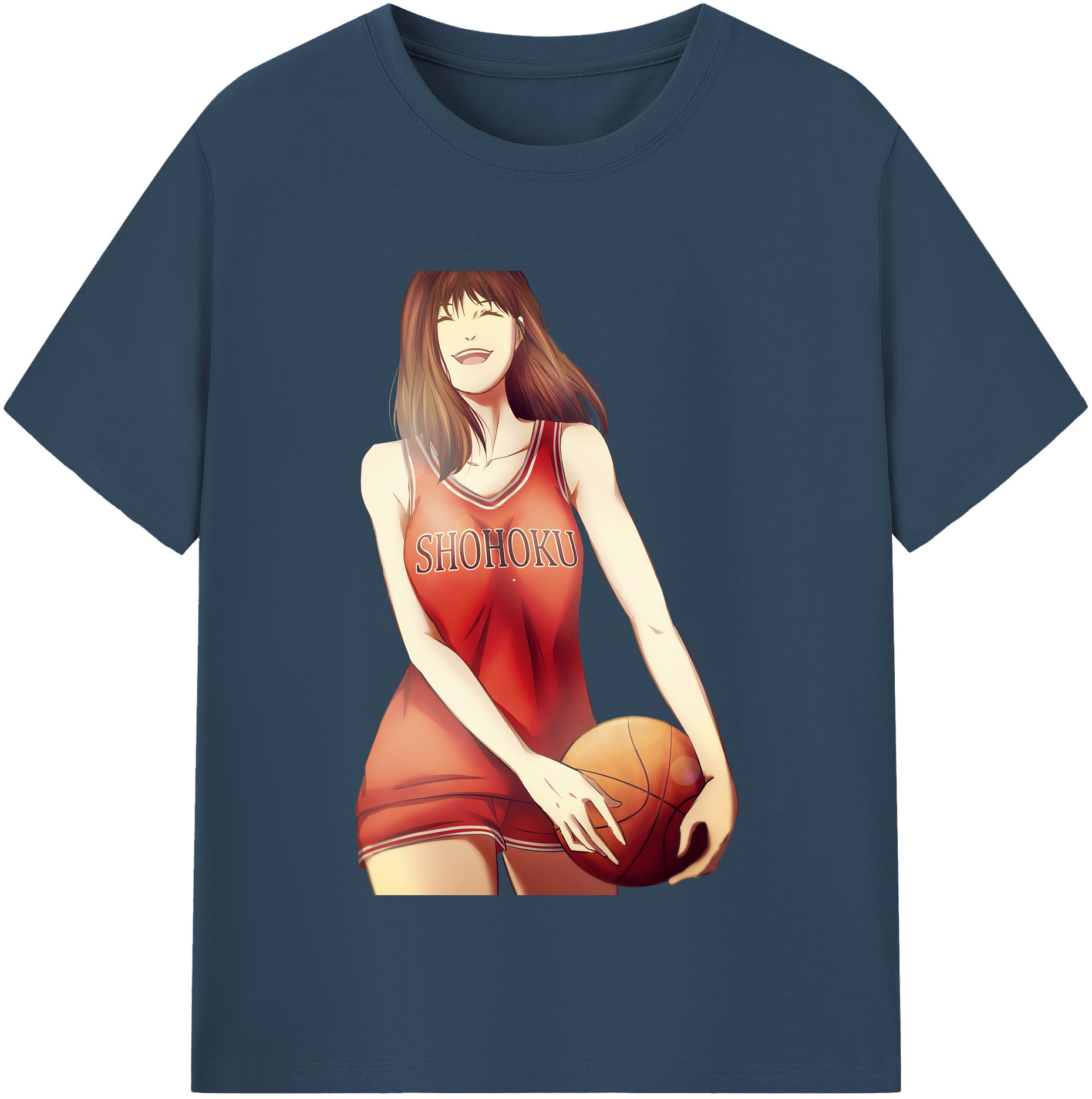 （画像用） SLAM DUNK／スラムダンク レディースカジュアルプリントTシャツ（綿100％）