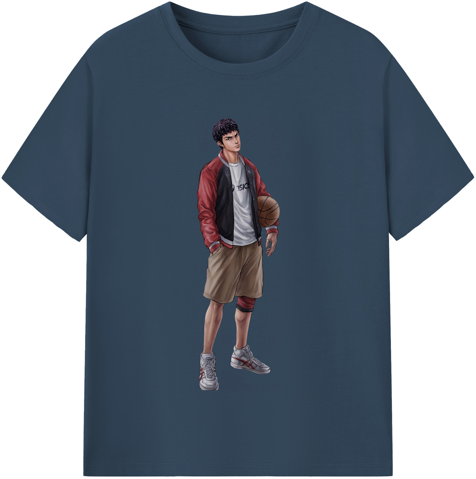 （画像用） SLAM DUNK／スラムダンク レディースカジュアルプリントTシャツ（綿100％）