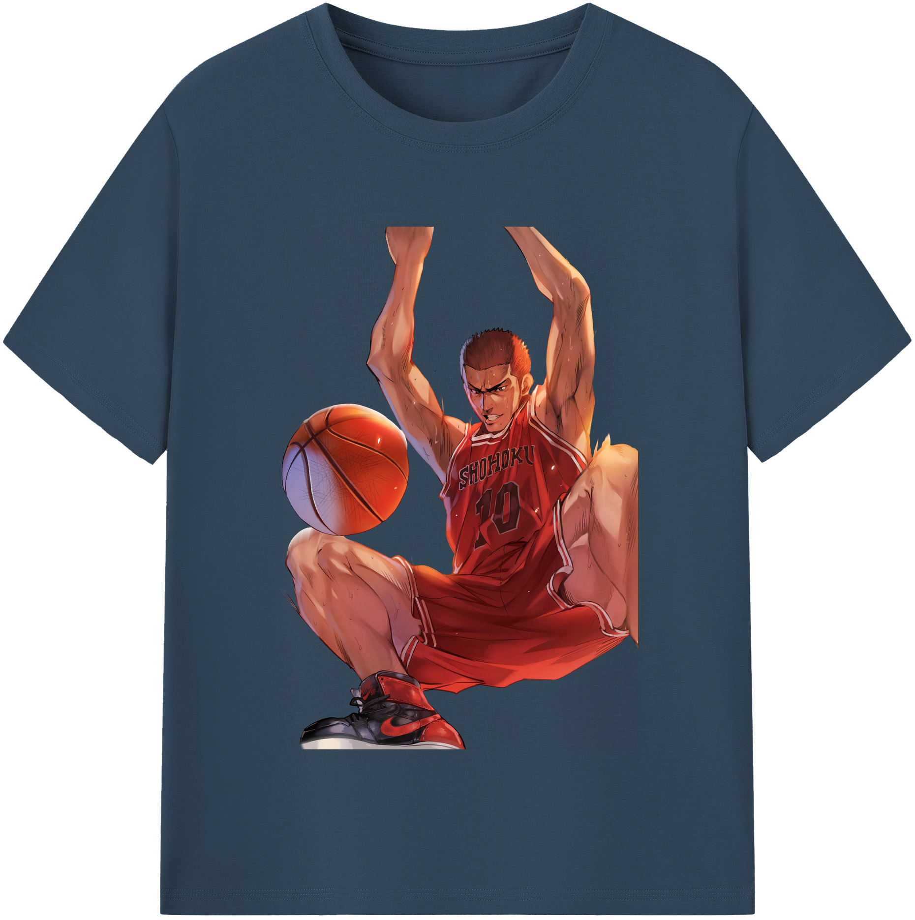（画像用） SLAM DUNK／スラムダンク レディースカジュアルプリントTシャツ（綿100％）