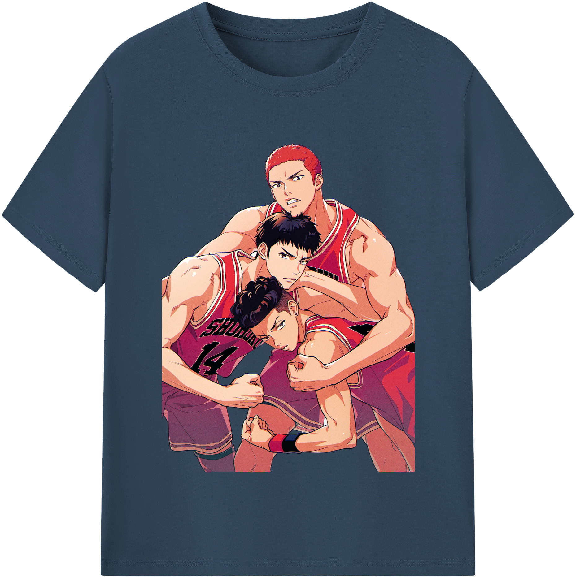 （画像用） SLAM DUNK／スラムダンク レディースカジュアルプリントTシャツ（綿100％）