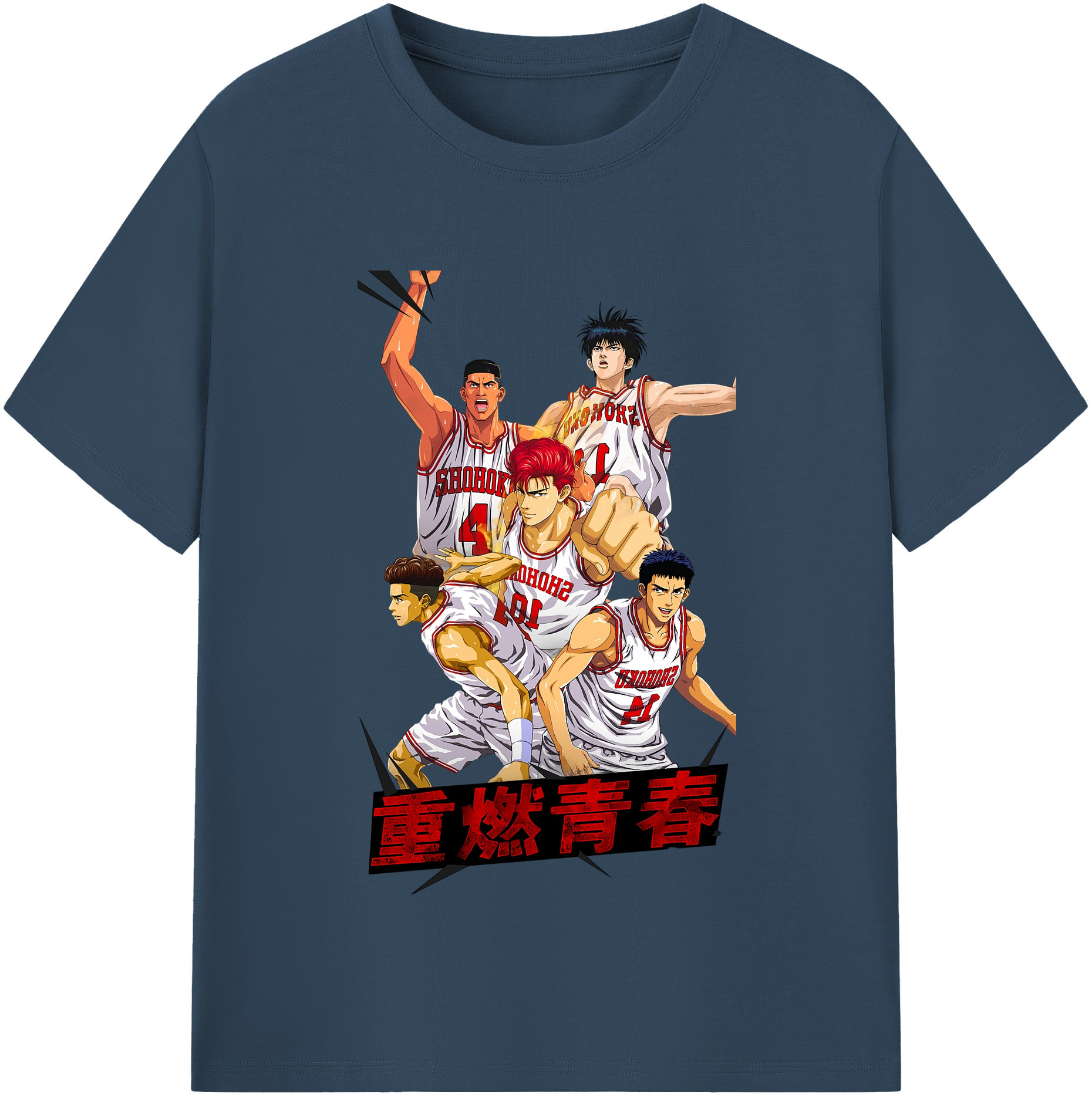 （画像用） SLAM DUNK／スラムダンク レディースカジュアルプリントTシャツ（綿100％）