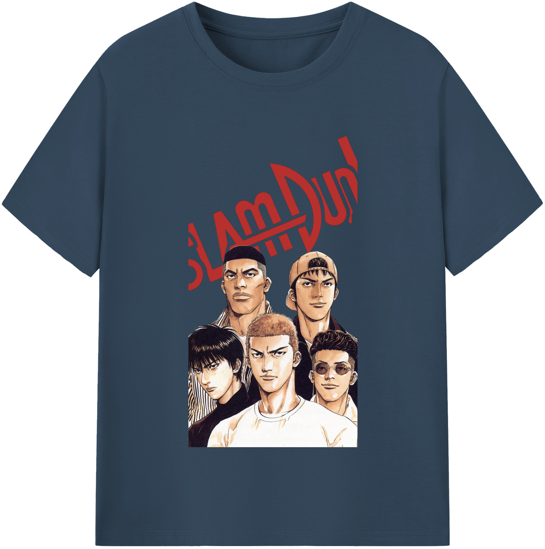 （画像用） SLAM DUNK／スラムダンク レディースカジュアルプリントTシャツ（綿100％）