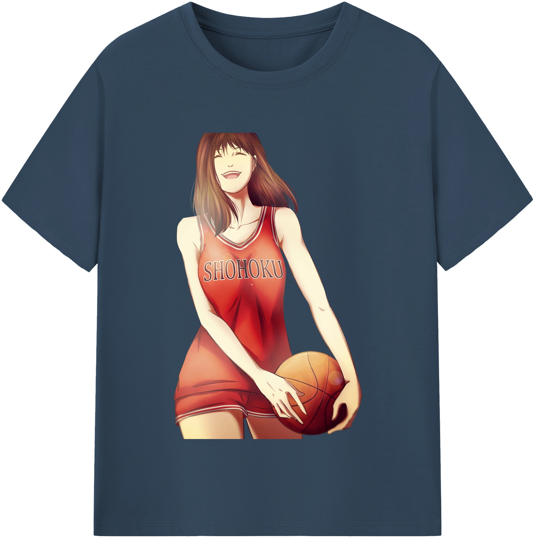 （画像用） SLAM DUNK／スラムダンク レディースカジュアルプリントTシャツ（綿100％）
