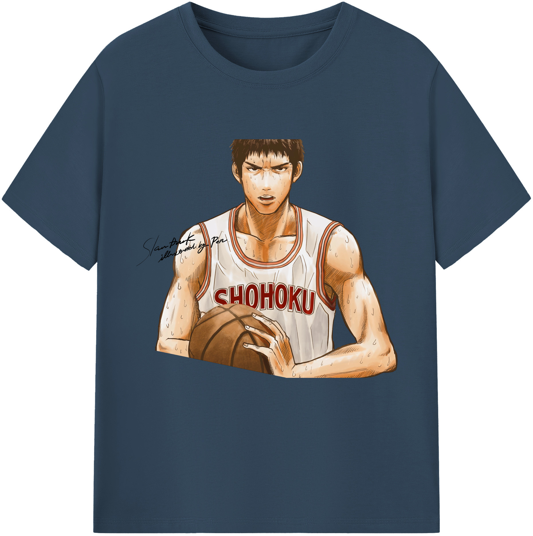 （画像用） SLAM DUNK／スラムダンク レディースカジュアルプリントTシャツ（綿100％）