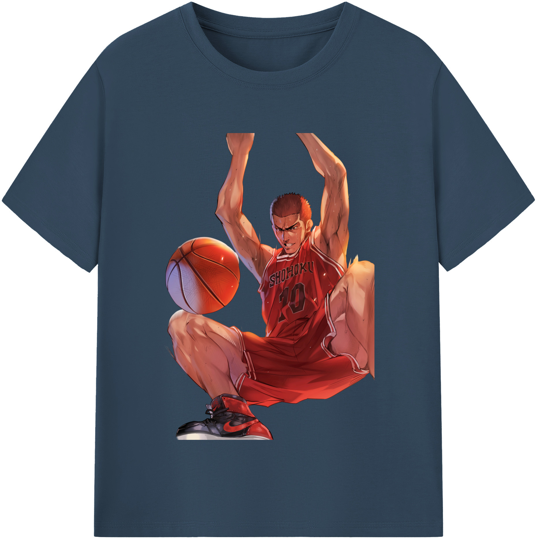 （画像用） SLAM DUNK／スラムダンク レディースカジュアルプリントTシャツ（綿100％）