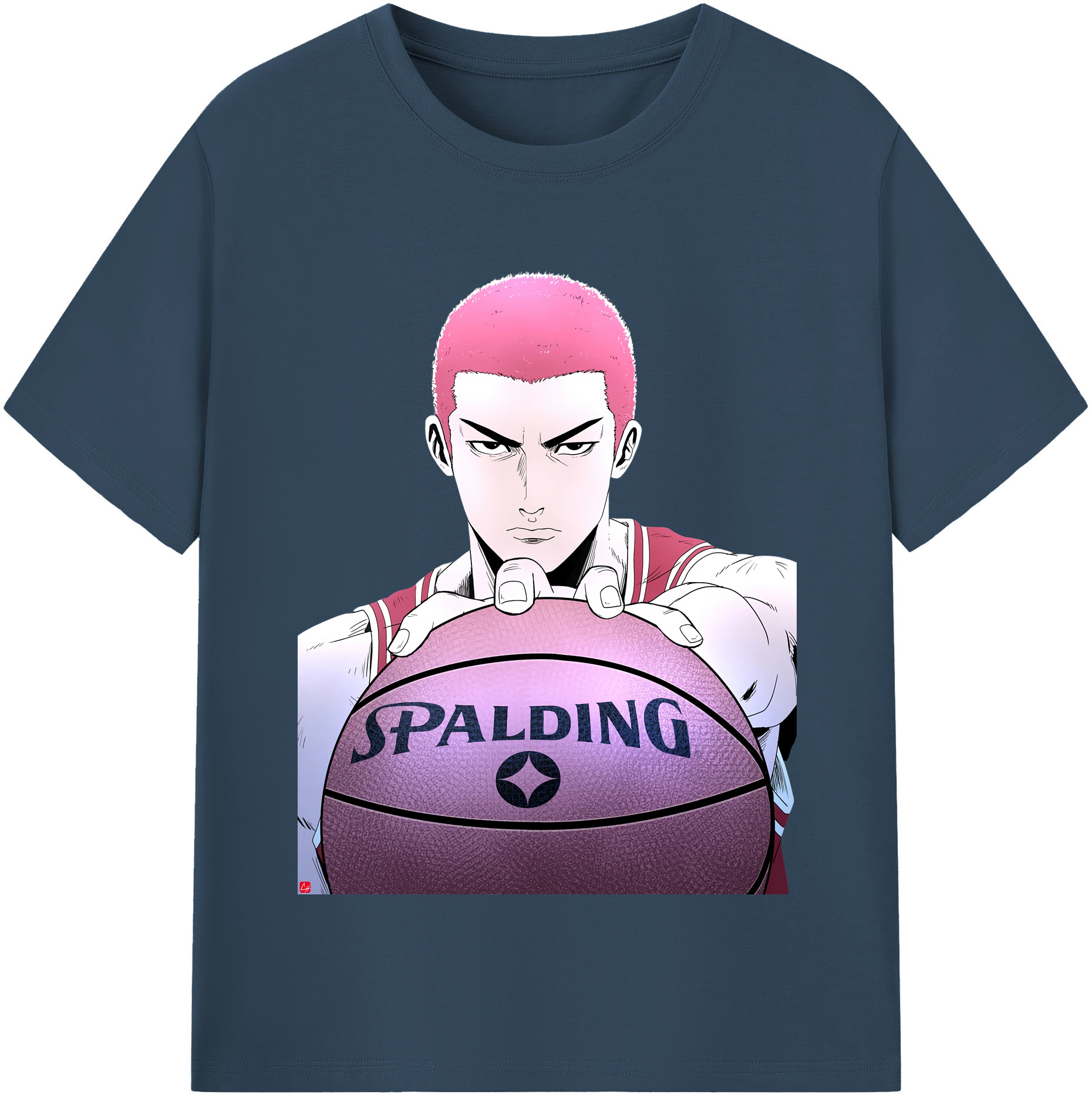 （画像用） SLAM DUNK／スラムダンク レディースカジュアルプリントTシャツ（綿100％）