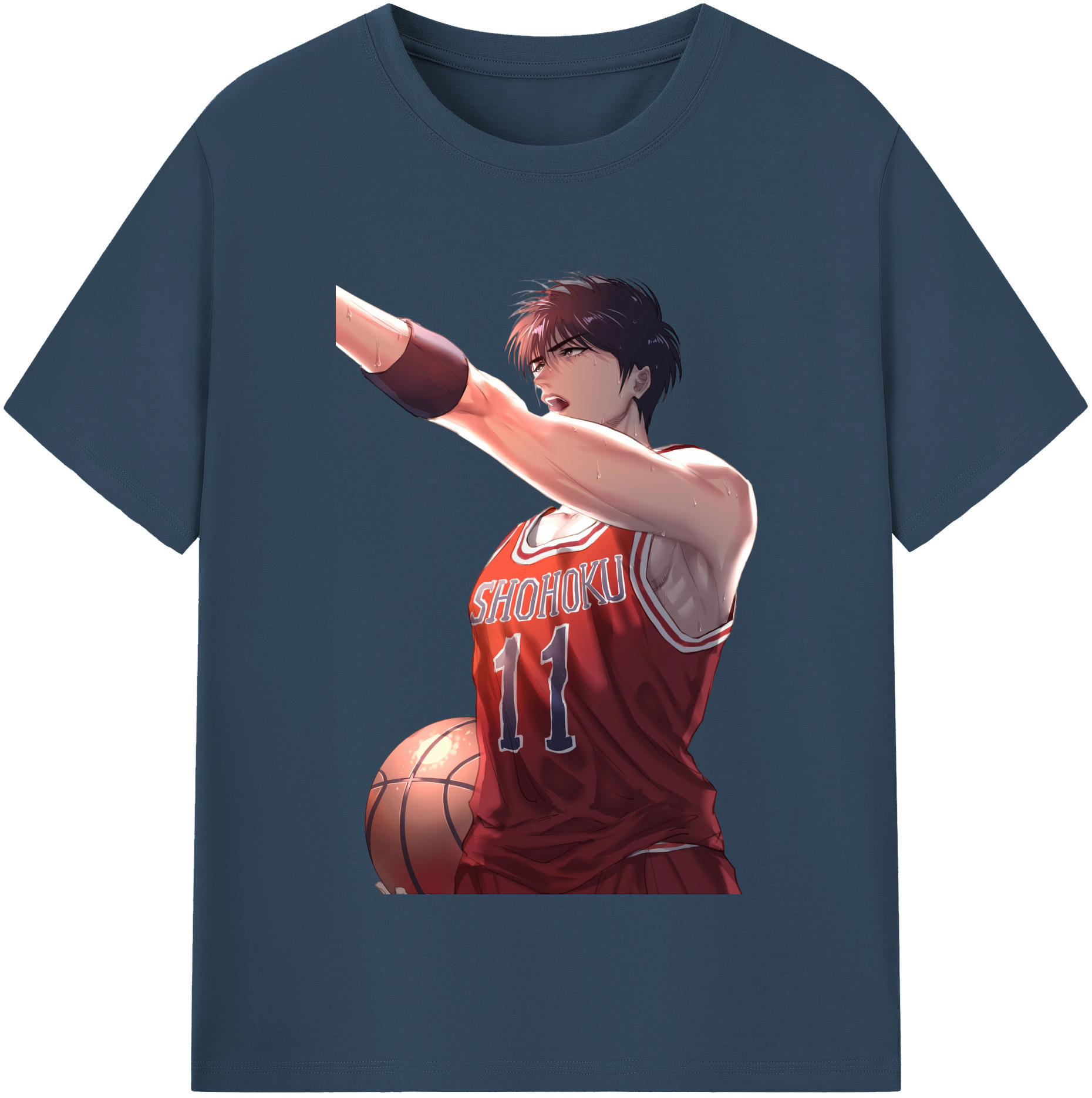 （画像用） SLAM DUNK／スラムダンク レディースカジュアルプリントTシャツ（綿100％）