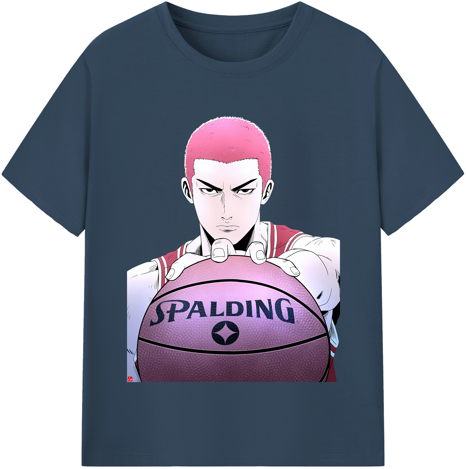 （画像用） SLAM DUNK／スラムダンク レディースカジュアルプリントTシャツ（綿100％）