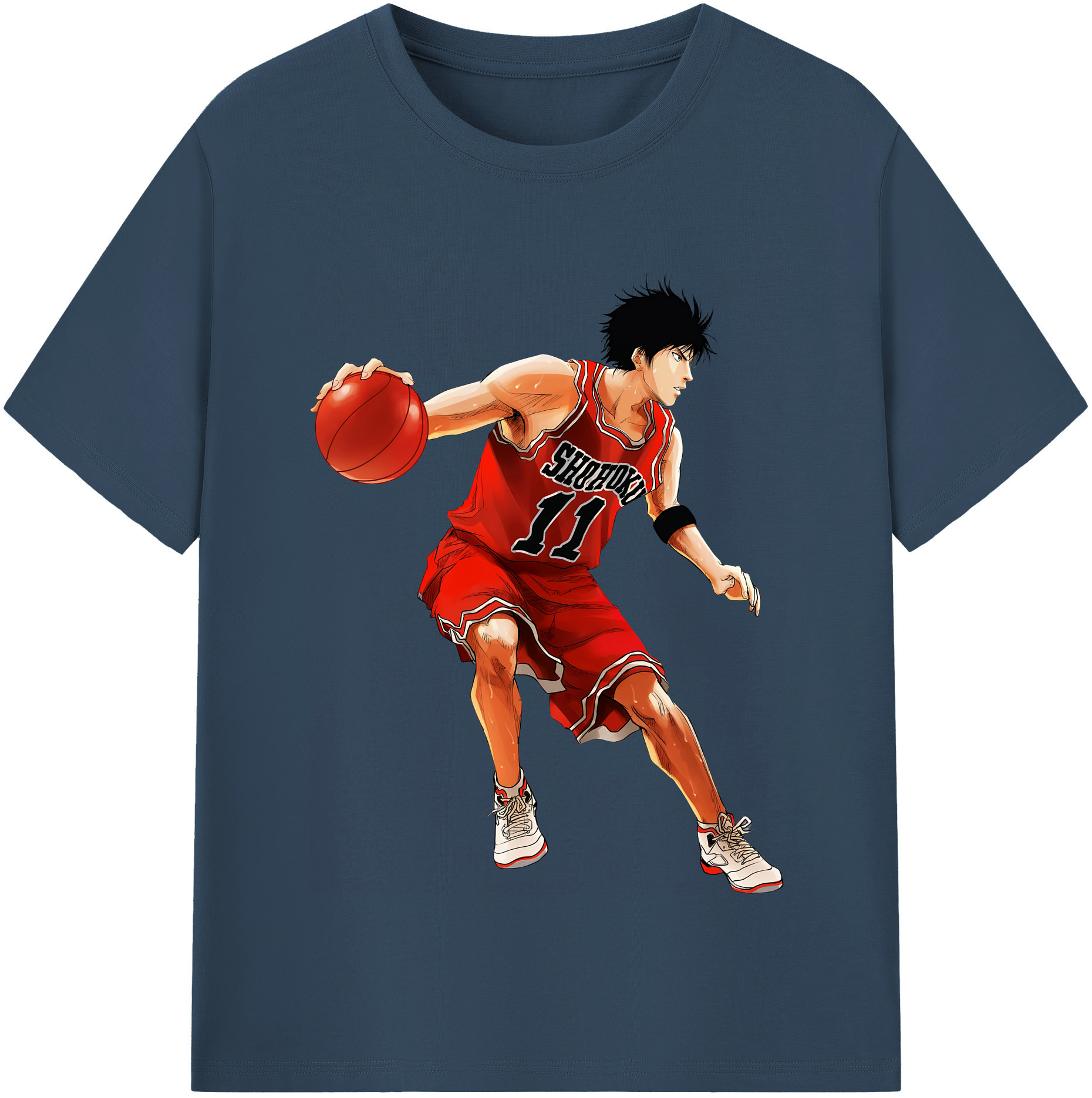 （画像用） SLAM DUNK／スラムダンク レディースカジュアルプリントTシャツ（綿100％）