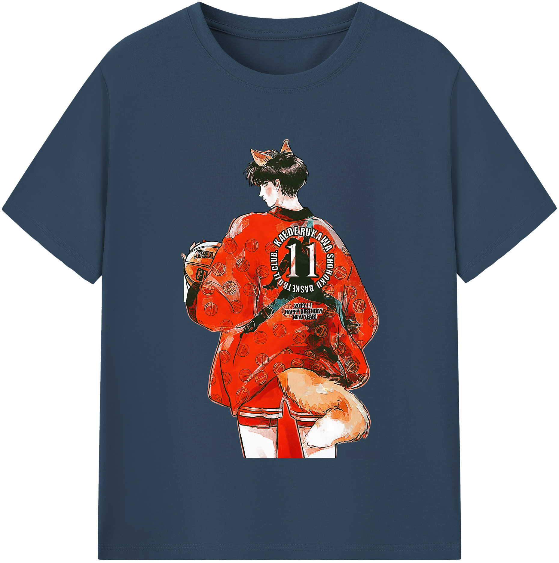 （画像用） SLAM DUNK／スラムダンク レディースカジュアルプリントTシャツ（綿100％）