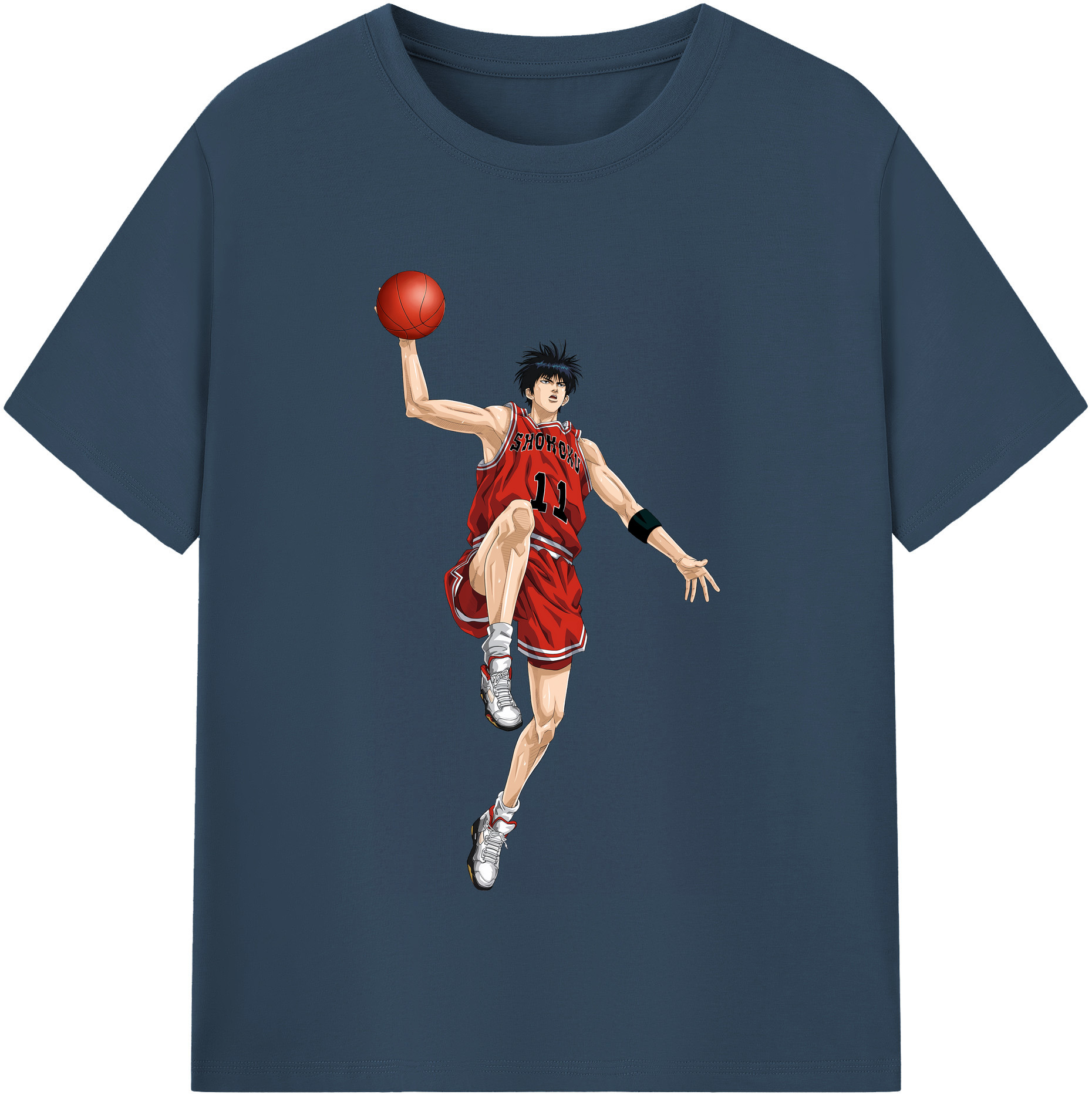 （画像用） SLAM DUNK／スラムダンク レディースカジュアルプリントTシャツ（綿100％）