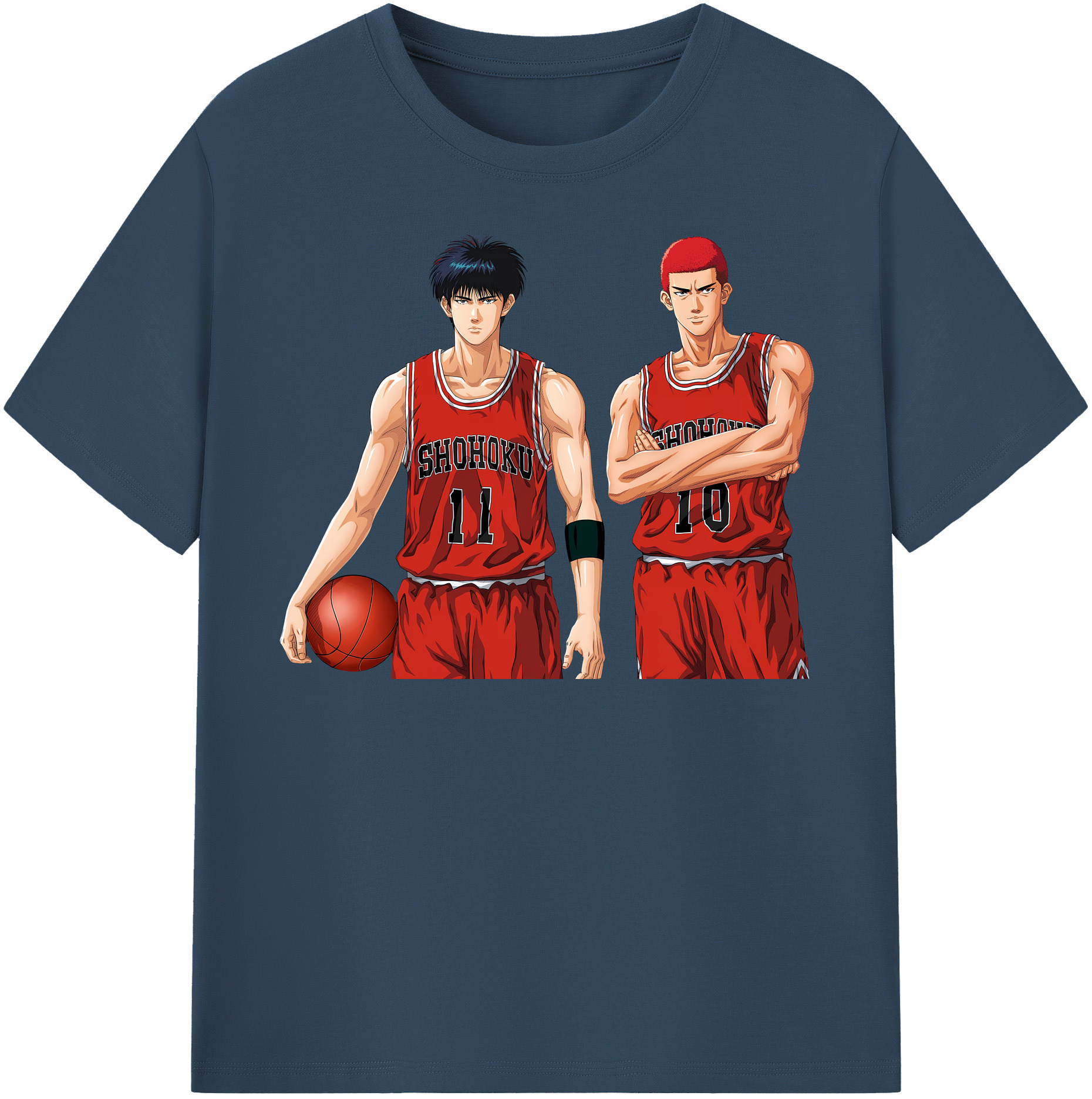 （画像用） SLAM DUNK／スラムダンク レディースカジュアルプリントTシャツ（綿100％）