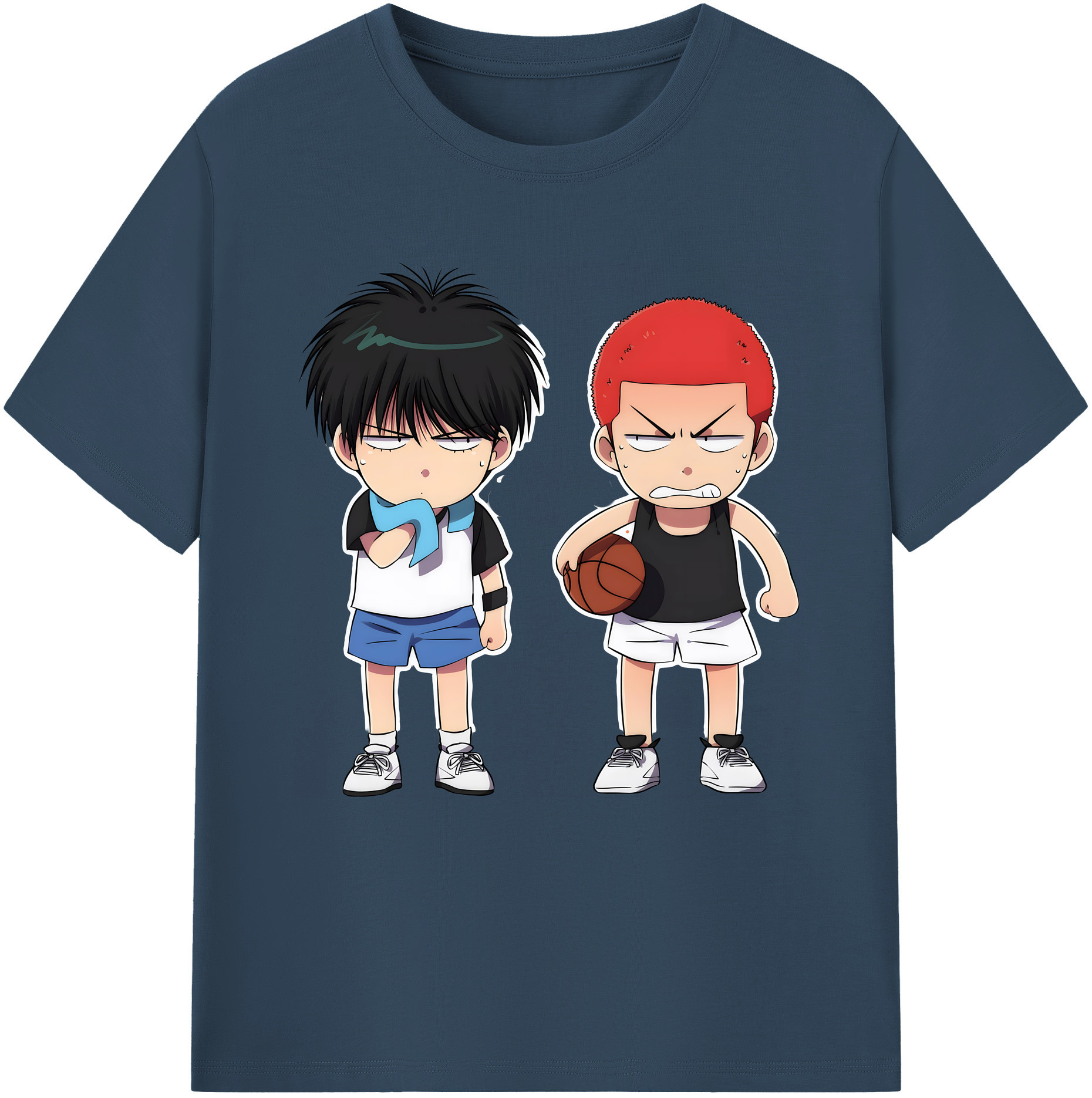 （画像用） SLAM DUNK／スラムダンク レディースカジュアルプリントTシャツ（綿100％）