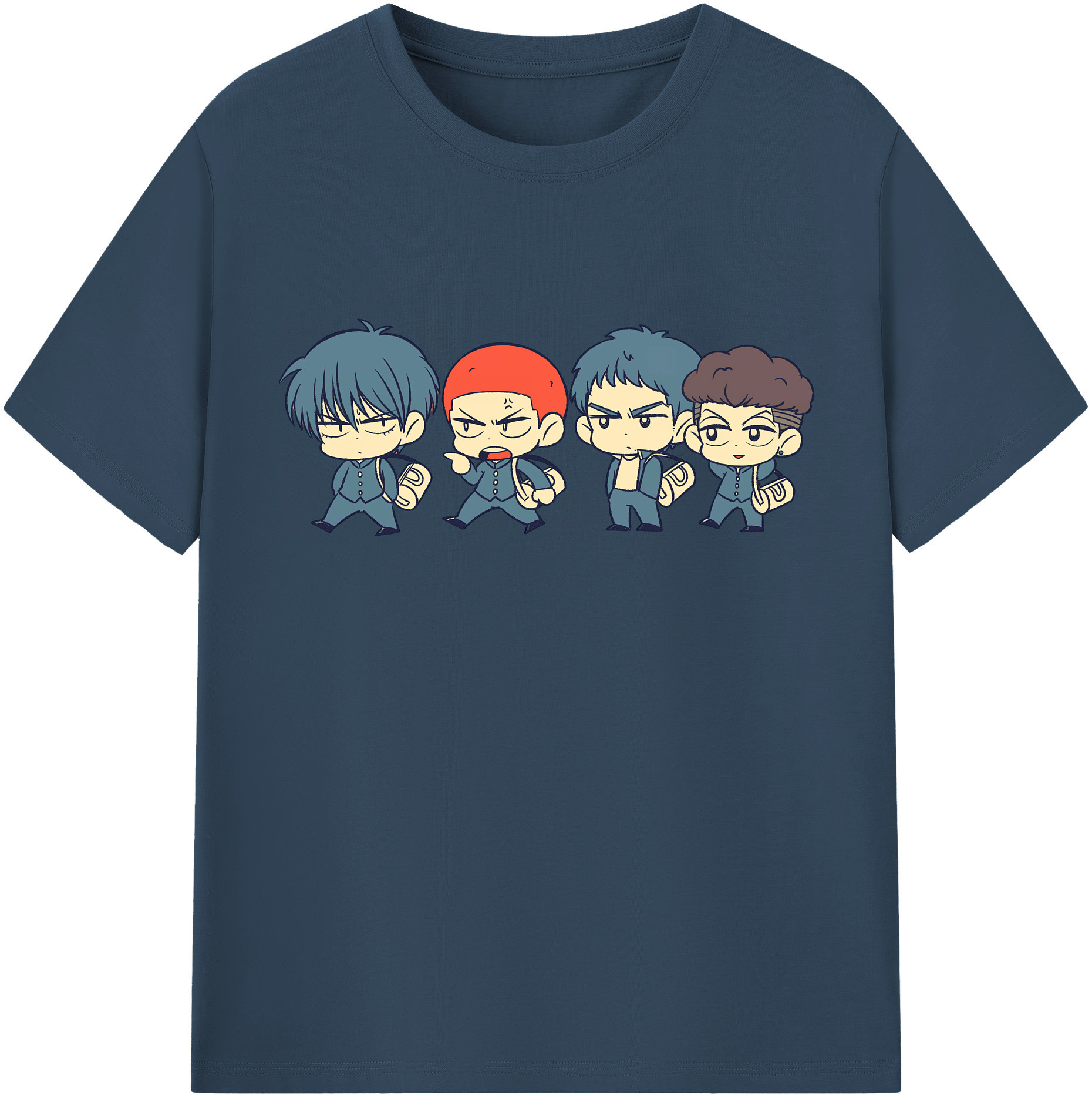 （画像用） SLAM DUNK／スラムダンク レディースカジュアルプリントTシャツ（綿100％）