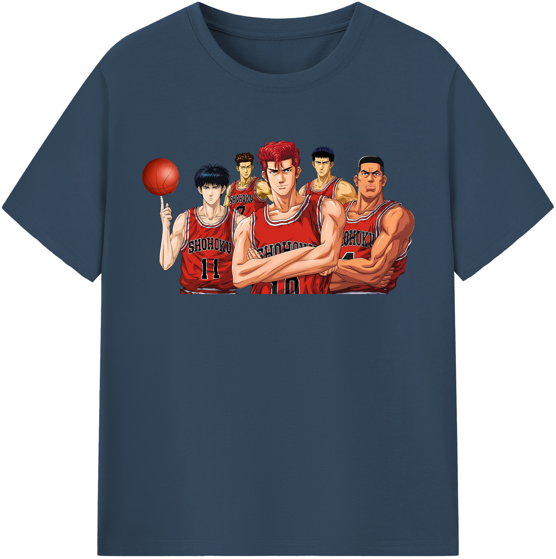（画像用） SLAM DUNK／スラムダンク レディースカジュアルプリントTシャツ（綿100％）