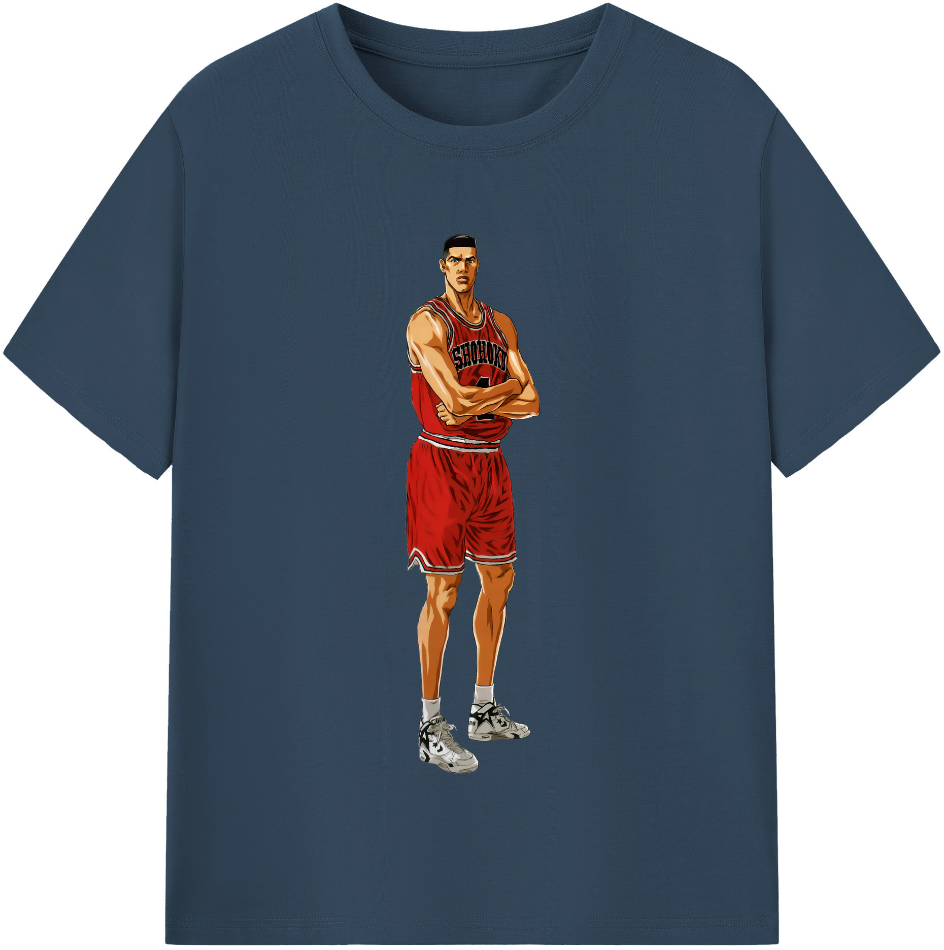 （画像用） SLAM DUNK／スラムダンク レディースカジュアルプリントTシャツ（綿100％）