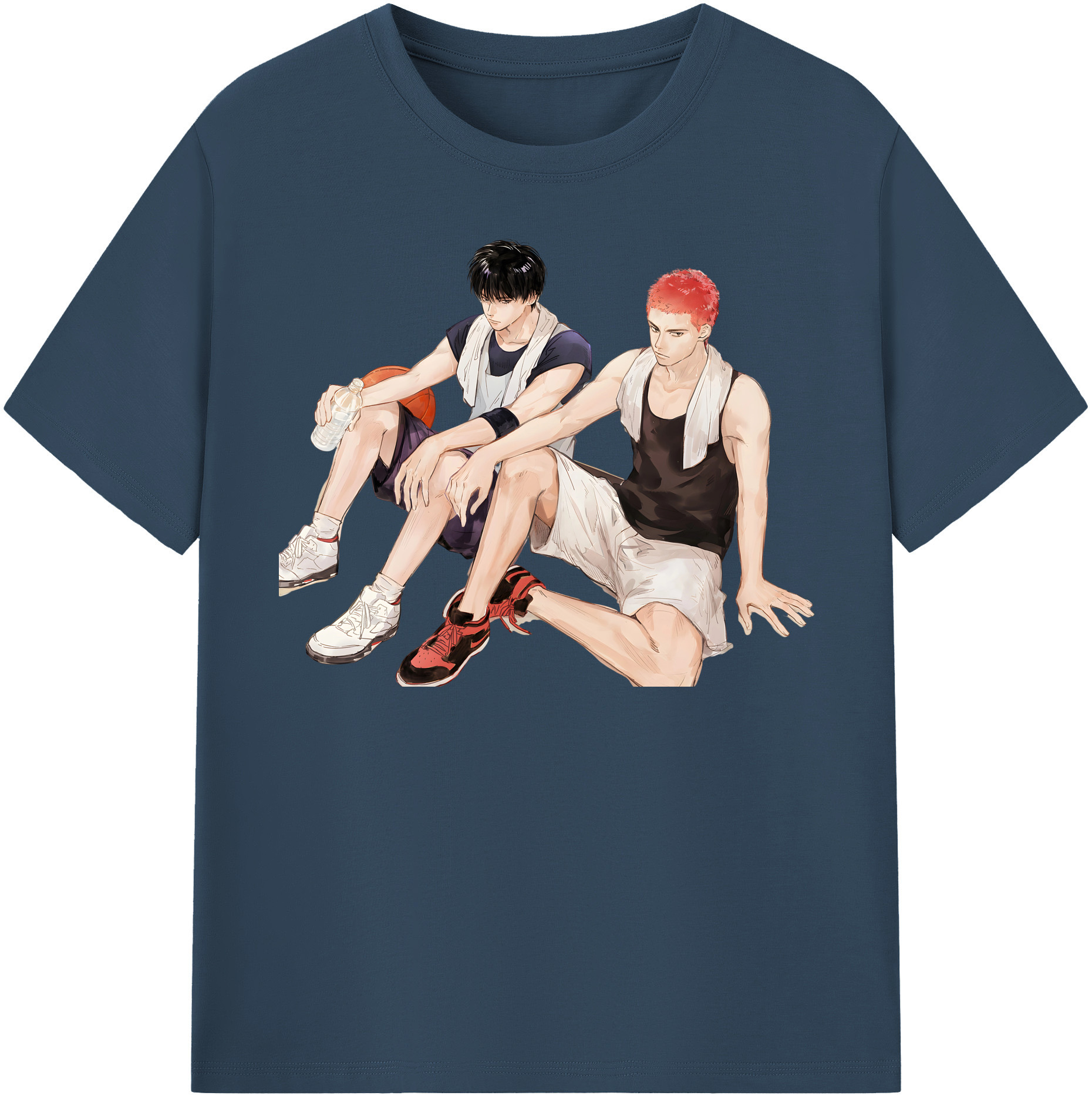 （画像用） SLAM DUNK／スラムダンク レディースカジュアルプリントTシャツ（綿100％）