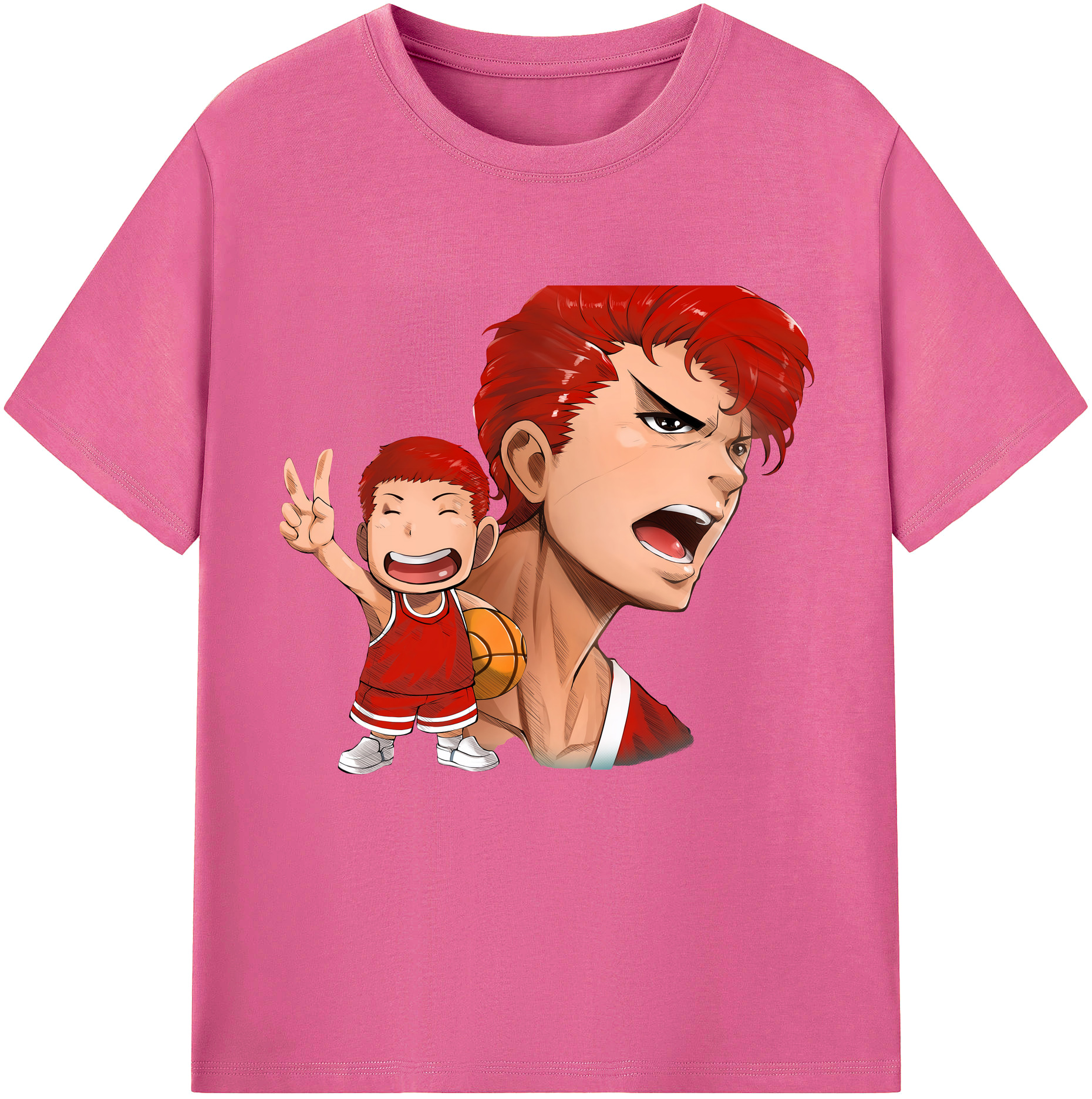 （画像用） SLAM DUNK／スラムダンク レディースカジュアルプリントTシャツ（綿100％）