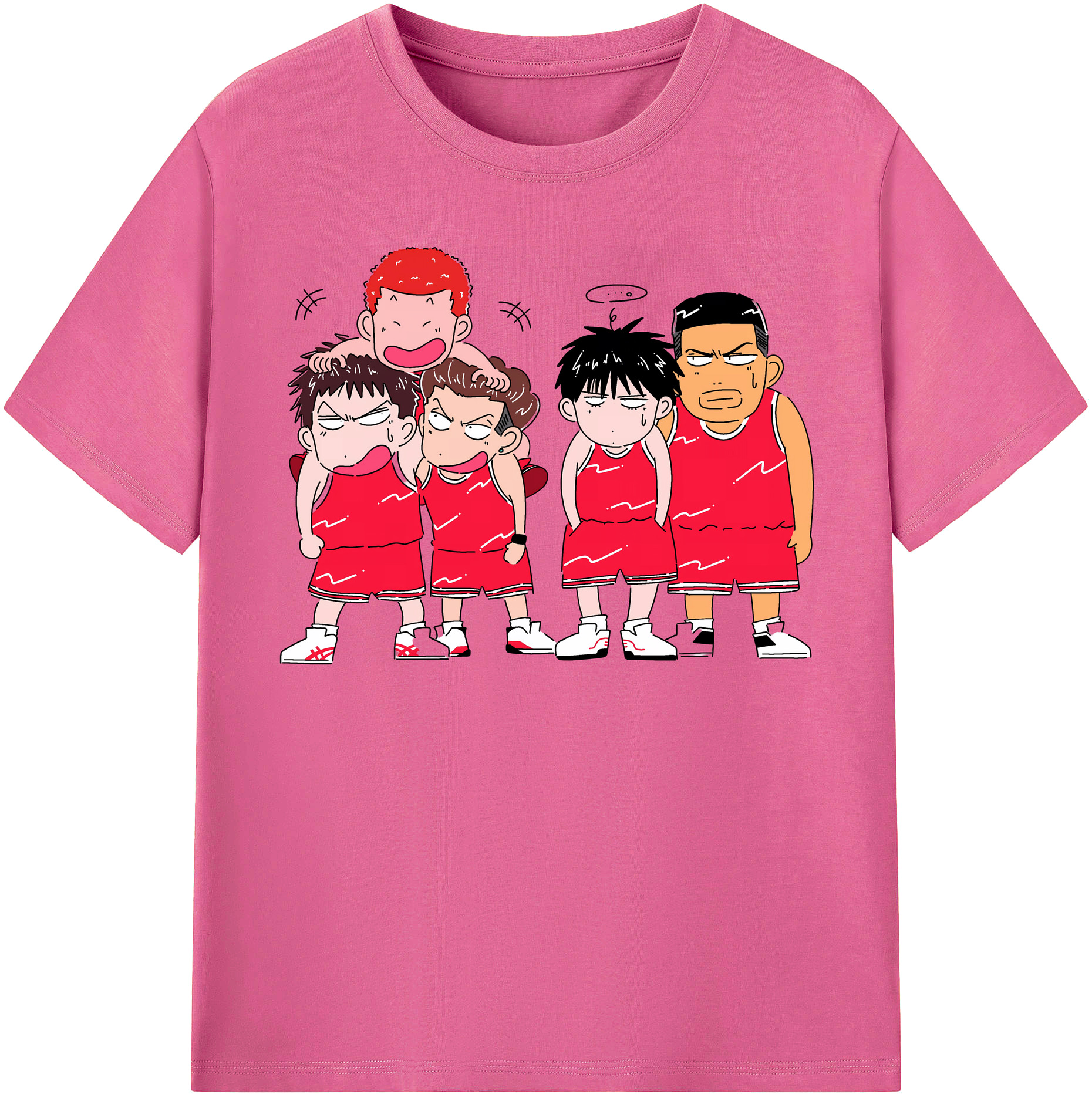 （画像用） SLAM DUNK／スラムダンク レディースカジュアルプリントTシャツ（綿100％）