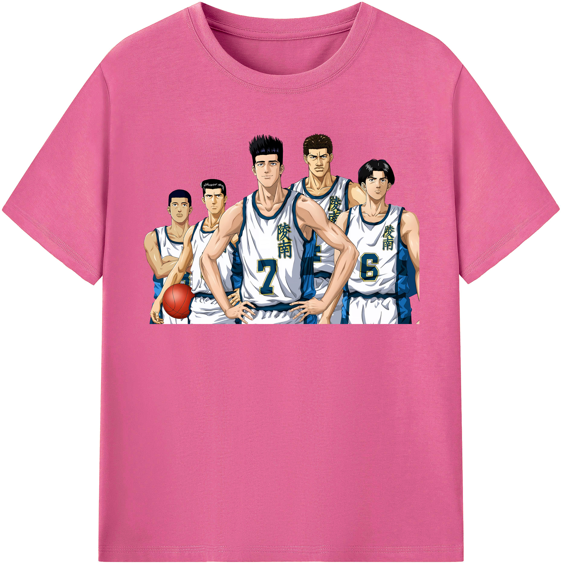 （画像用） SLAM DUNK／スラムダンク レディースカジュアルプリントTシャツ（綿100％）