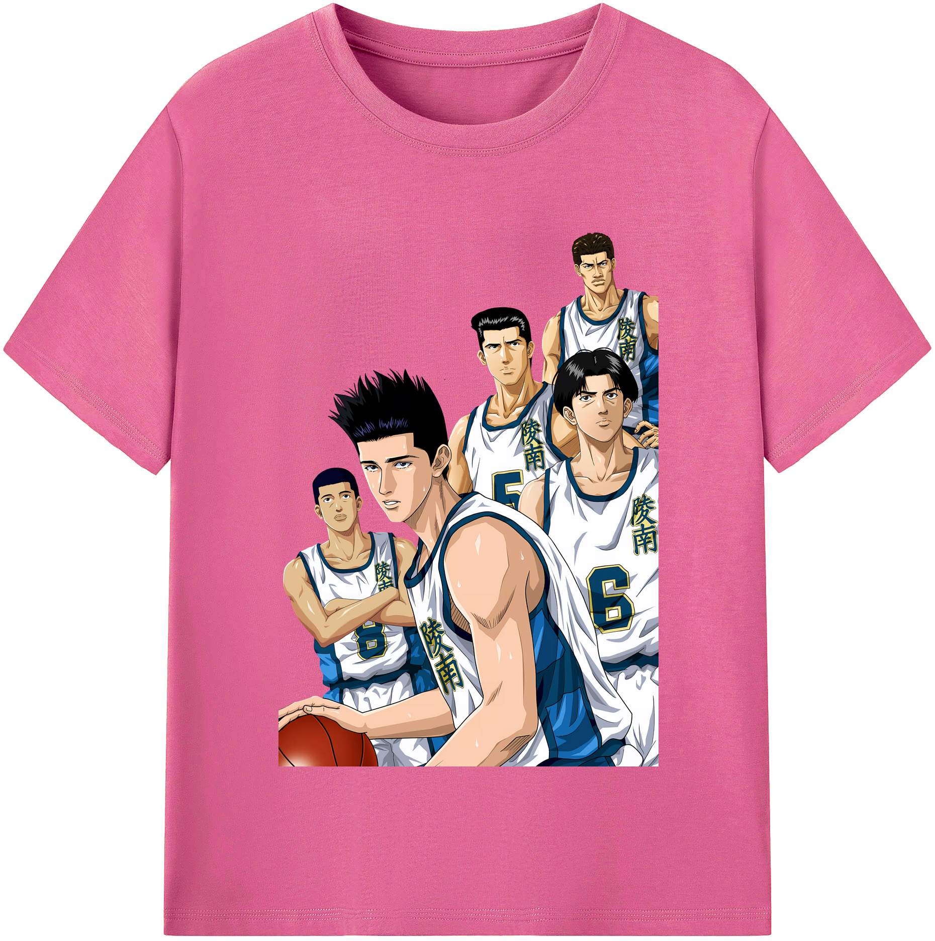 （画像用） SLAM DUNK／スラムダンク レディースカジュアルプリントTシャツ（綿100％）