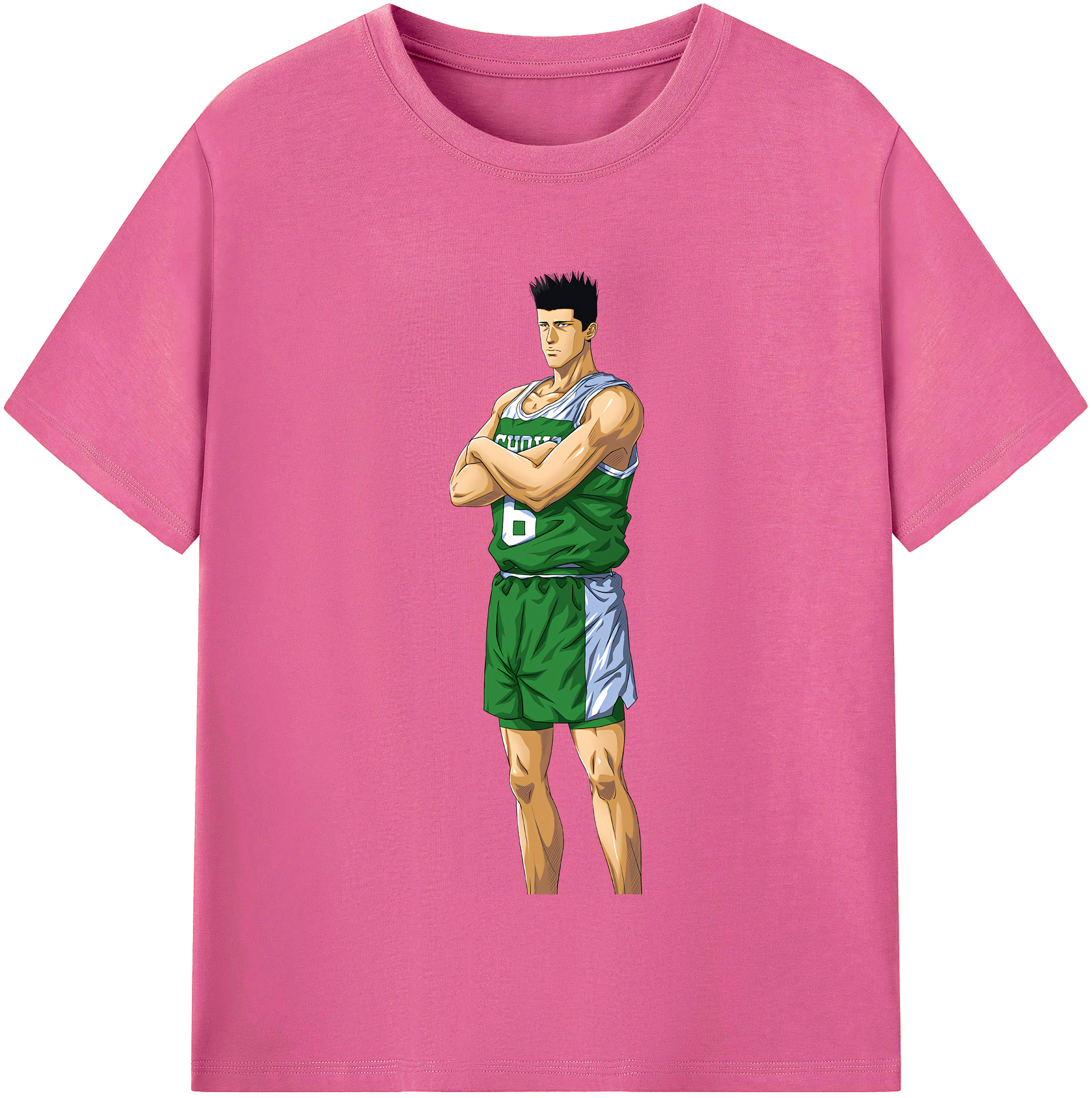 （画像用） SLAM DUNK／スラムダンク レディースカジュアルプリントTシャツ（綿100％）