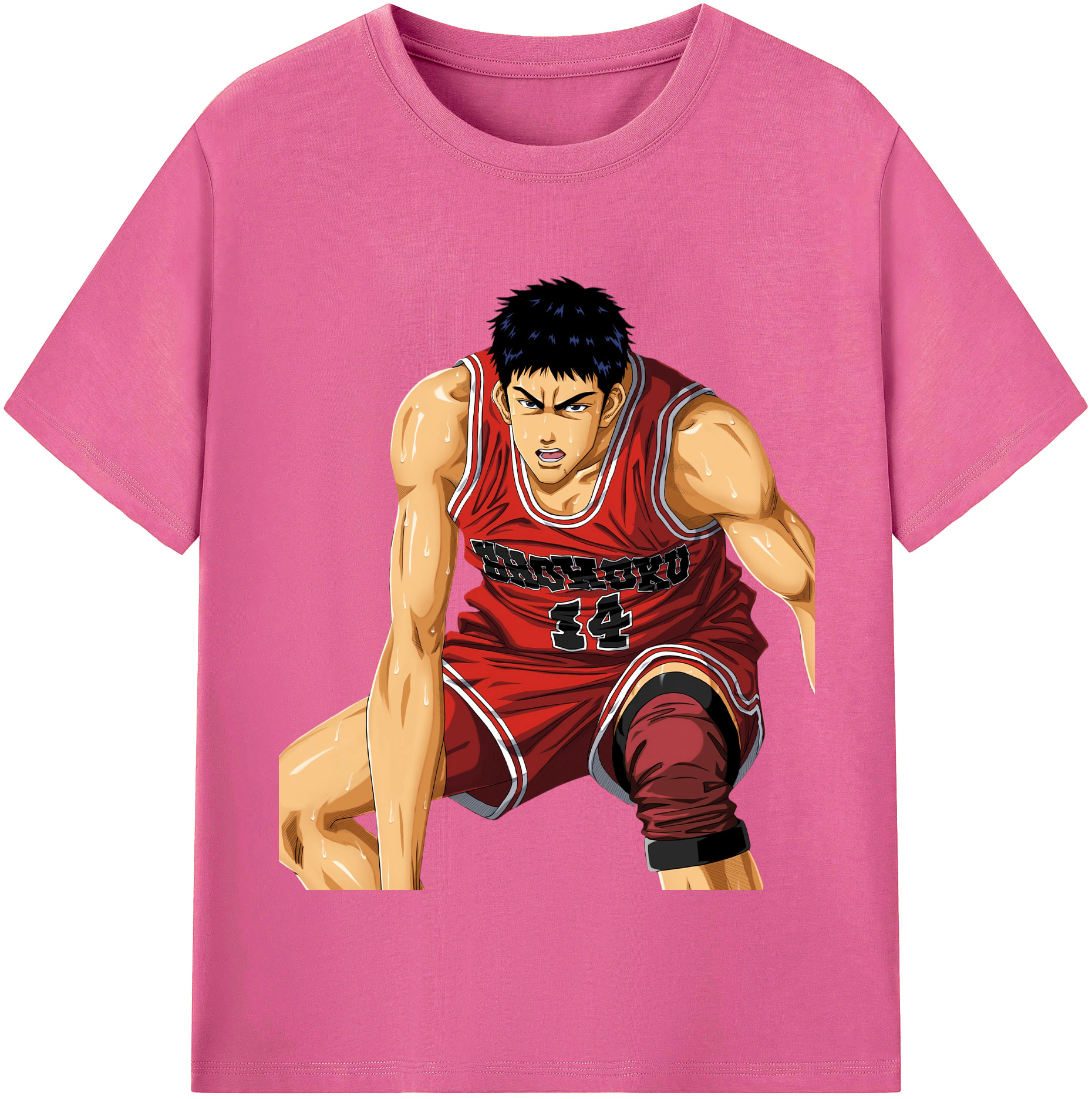 （画像用） SLAM DUNK／スラムダンク レディースカジュアルプリントTシャツ（綿100％）